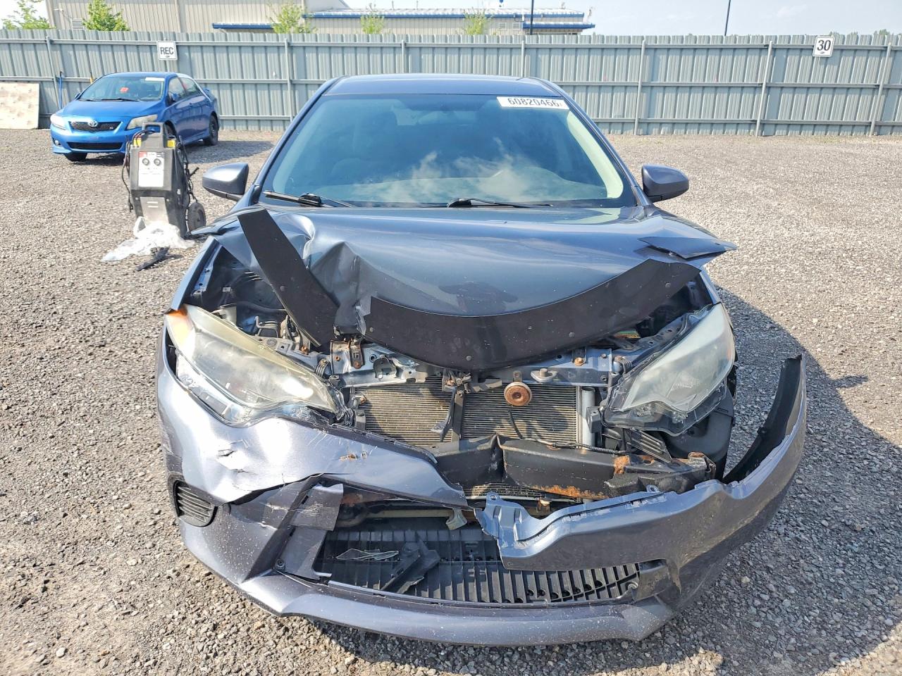 2015 Toyota Corolla L Blue vin: 2T1BURHE2FC277362