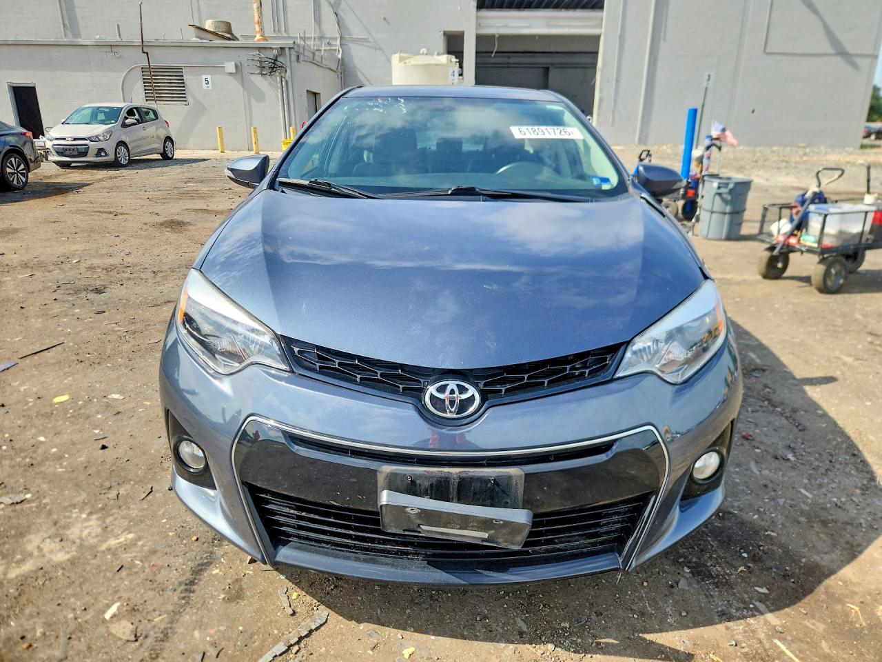 2015 Toyota Corolla S Plus Blue vin: 2T1BURHE2FC280567