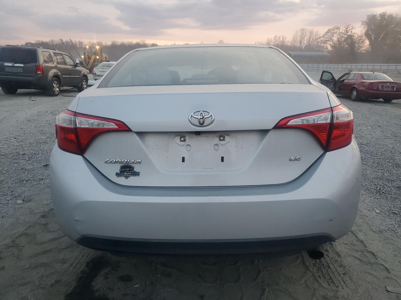 2015 Toyota Corolla L Silver vin: 2T1BURHE2FC294839