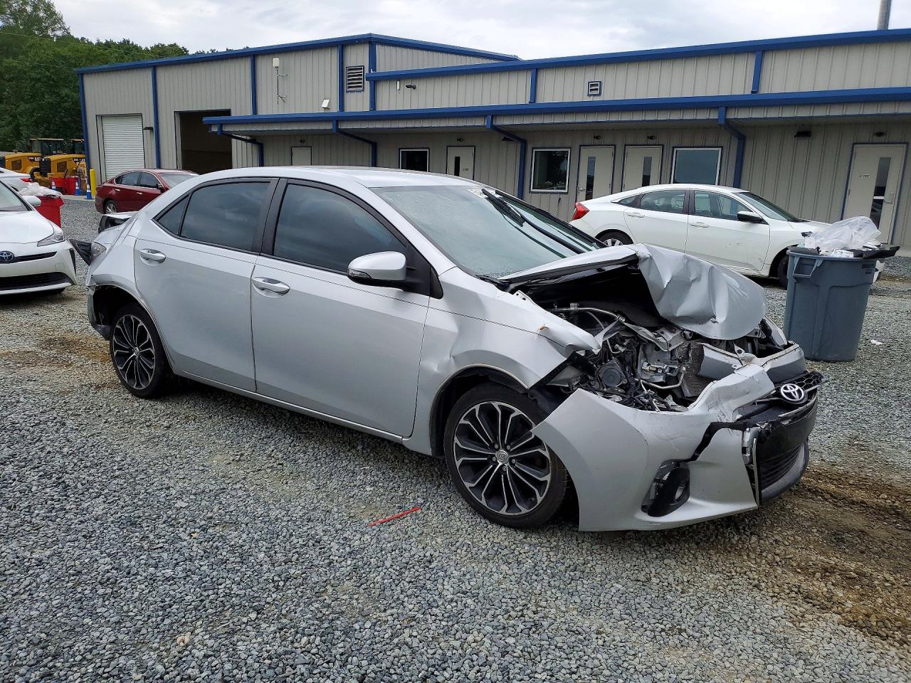 2015 Toyota Corolla S Plus Silver vin: 2T1BURHE2FC304284