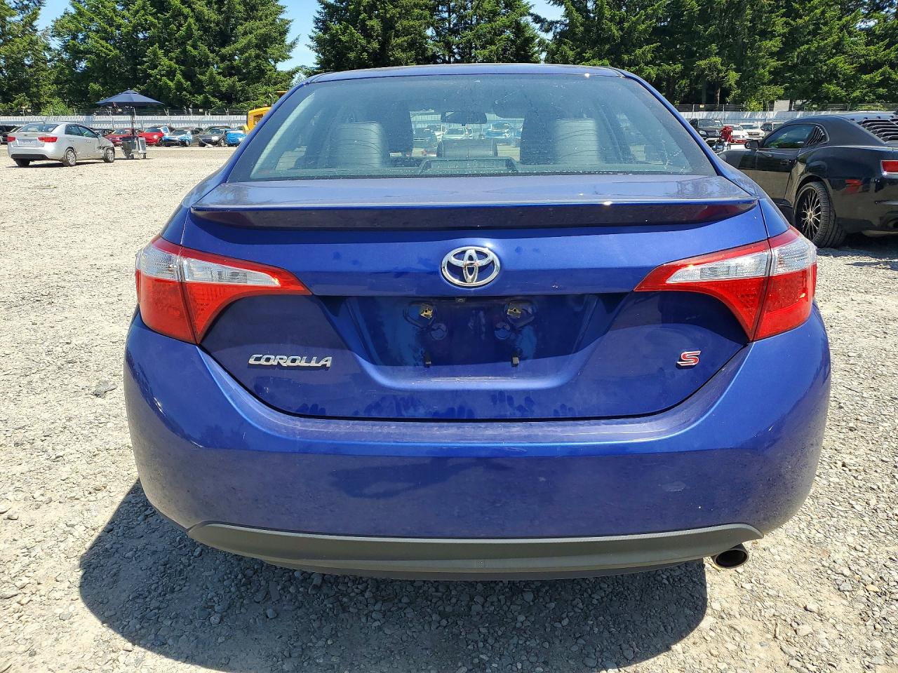2015 Toyota Corolla S Plus Blue vin: 2T1BURHE2FC308982