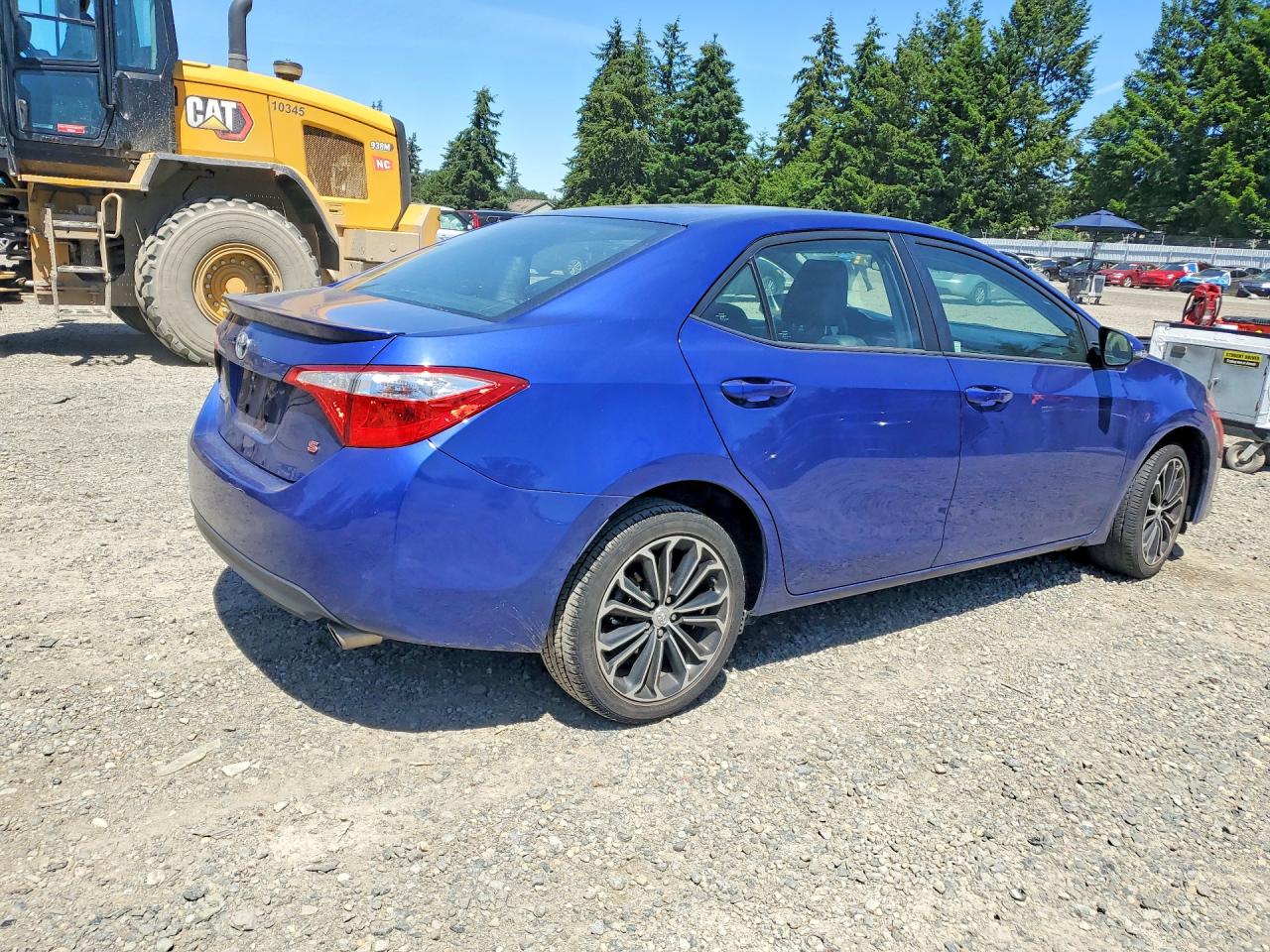 2015 Toyota Corolla S Plus Blue vin: 2T1BURHE2FC308982