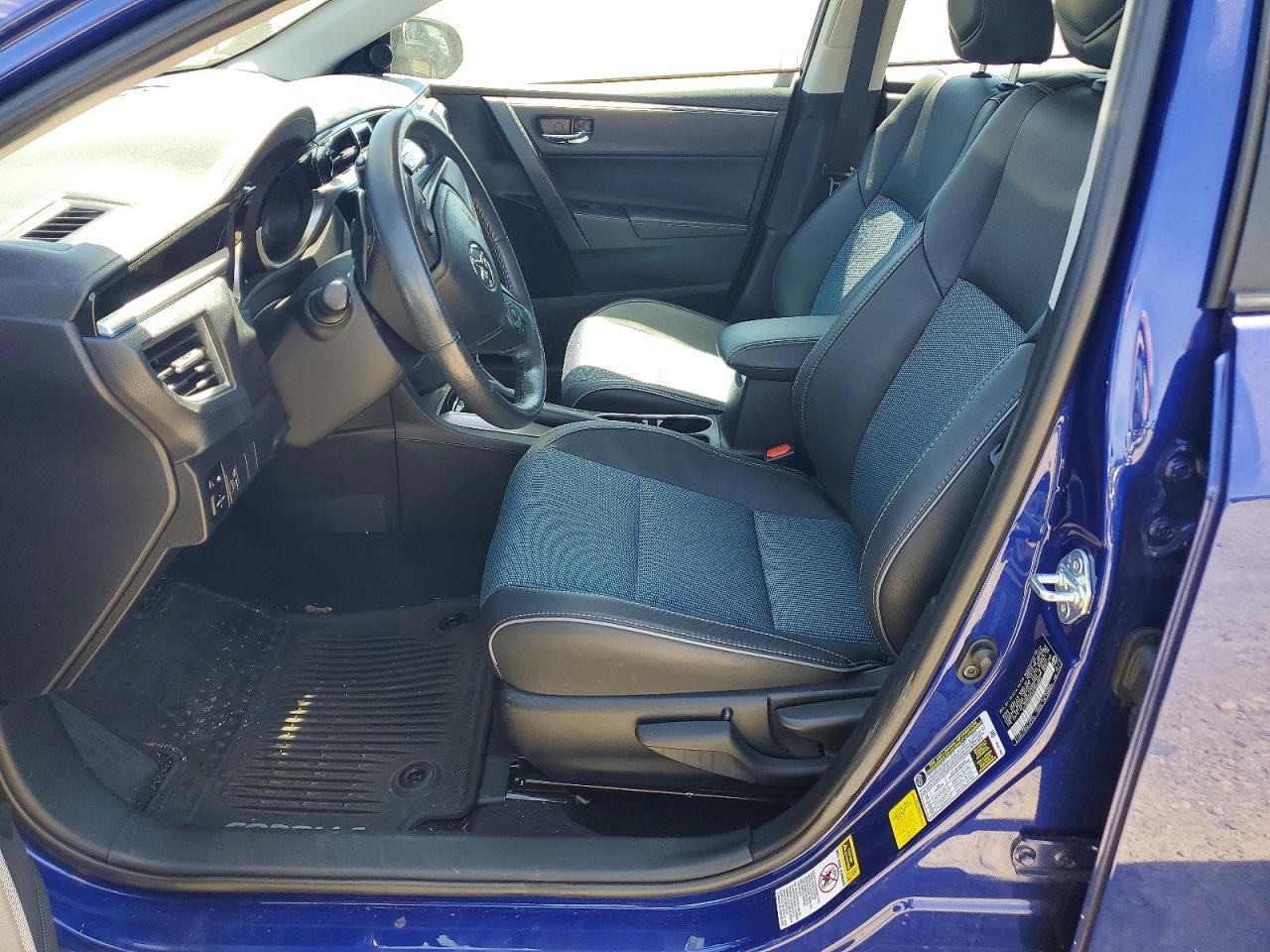 2015 Toyota Corolla S Plus Blue vin: 2T1BURHE2FC308982
