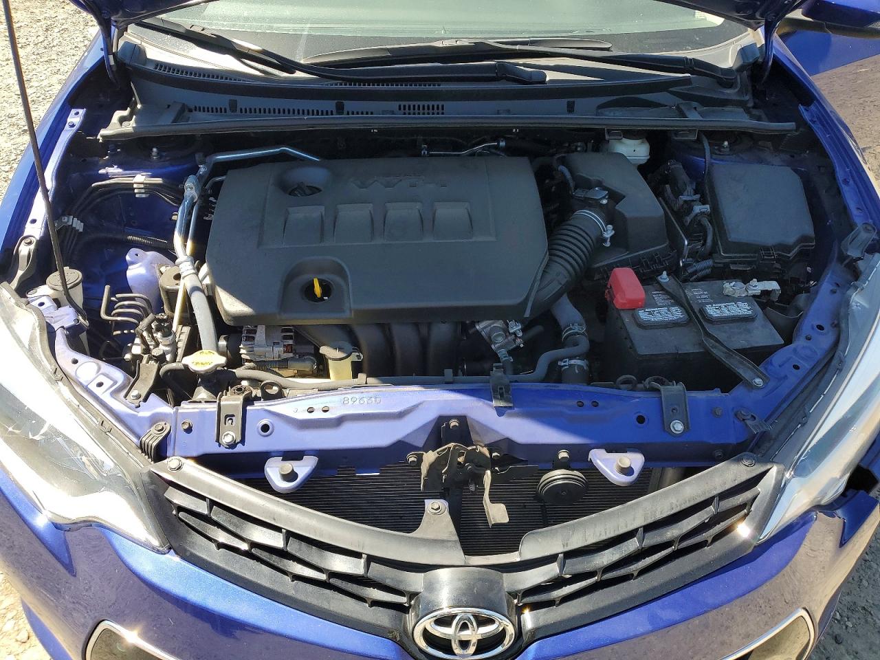 2015 Toyota Corolla S Plus Blue vin: 2T1BURHE2FC308982
