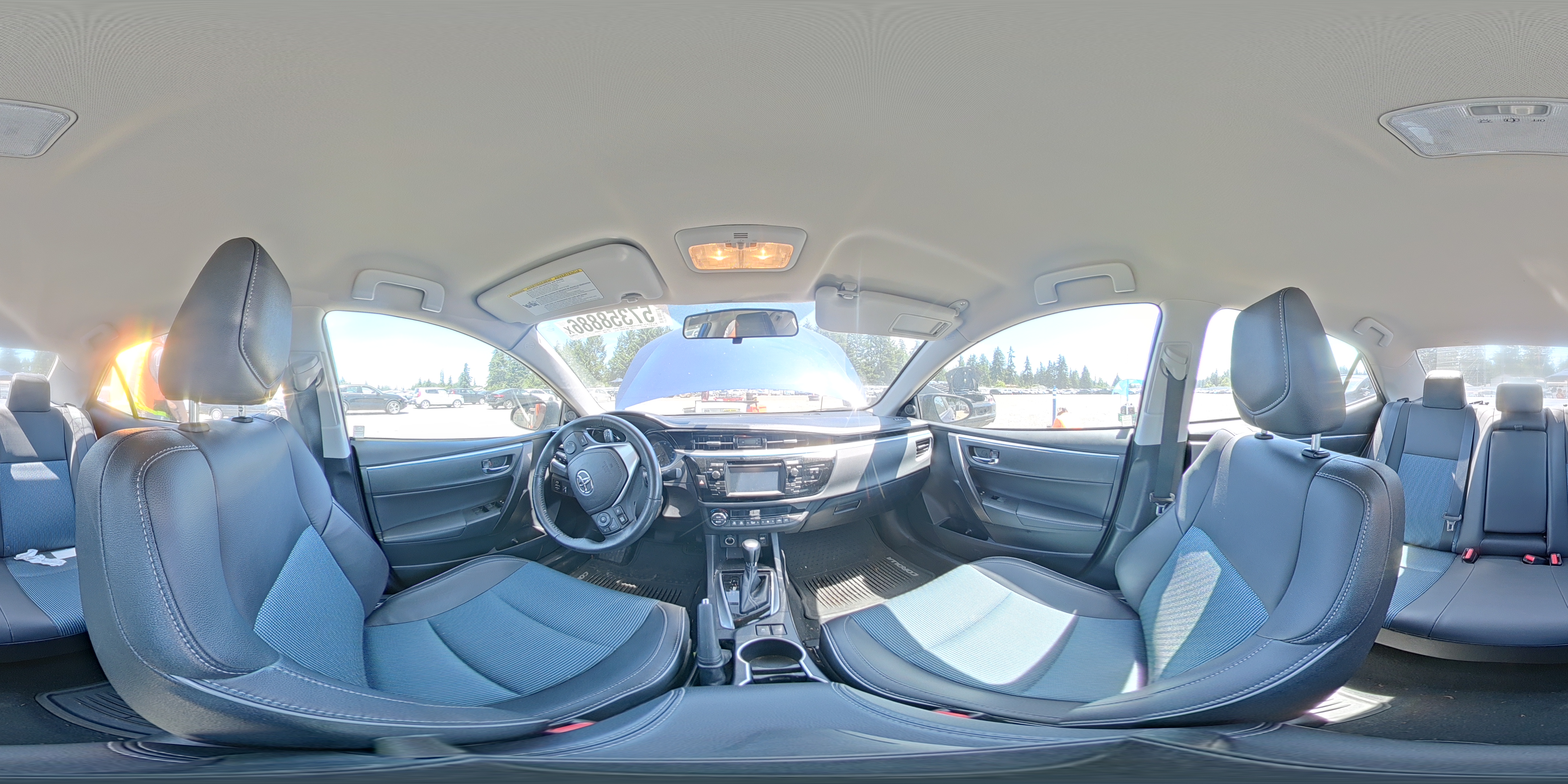2015 Toyota Corolla S Plus Blue vin: 2T1BURHE2FC308982