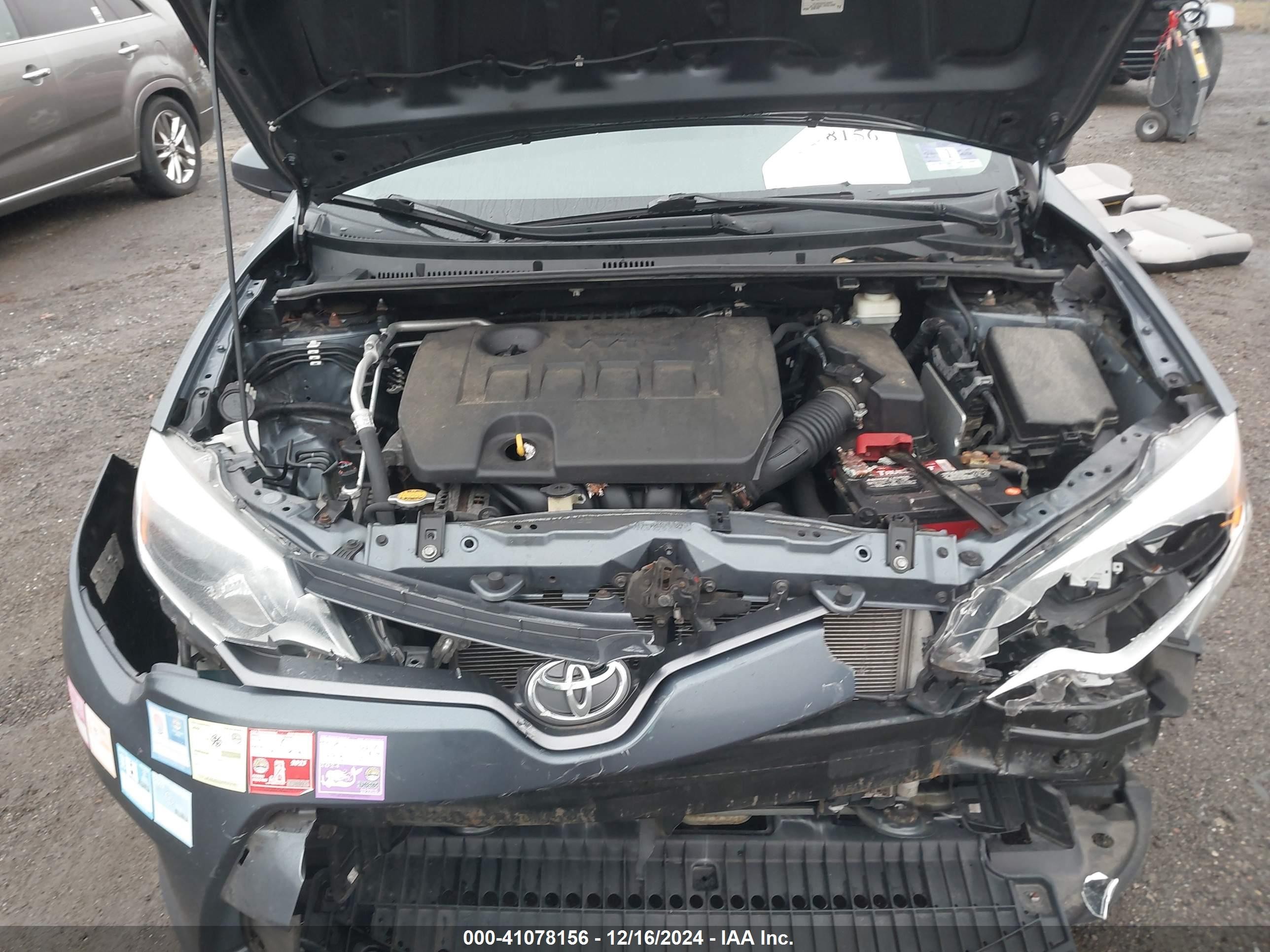 2015 Toyota Corolla Le Gray vin: 2T1BURHE2FC315480