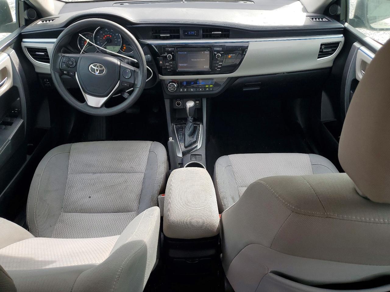 2015 Toyota Corolla Le White vin: 2T1BURHE2FC325989