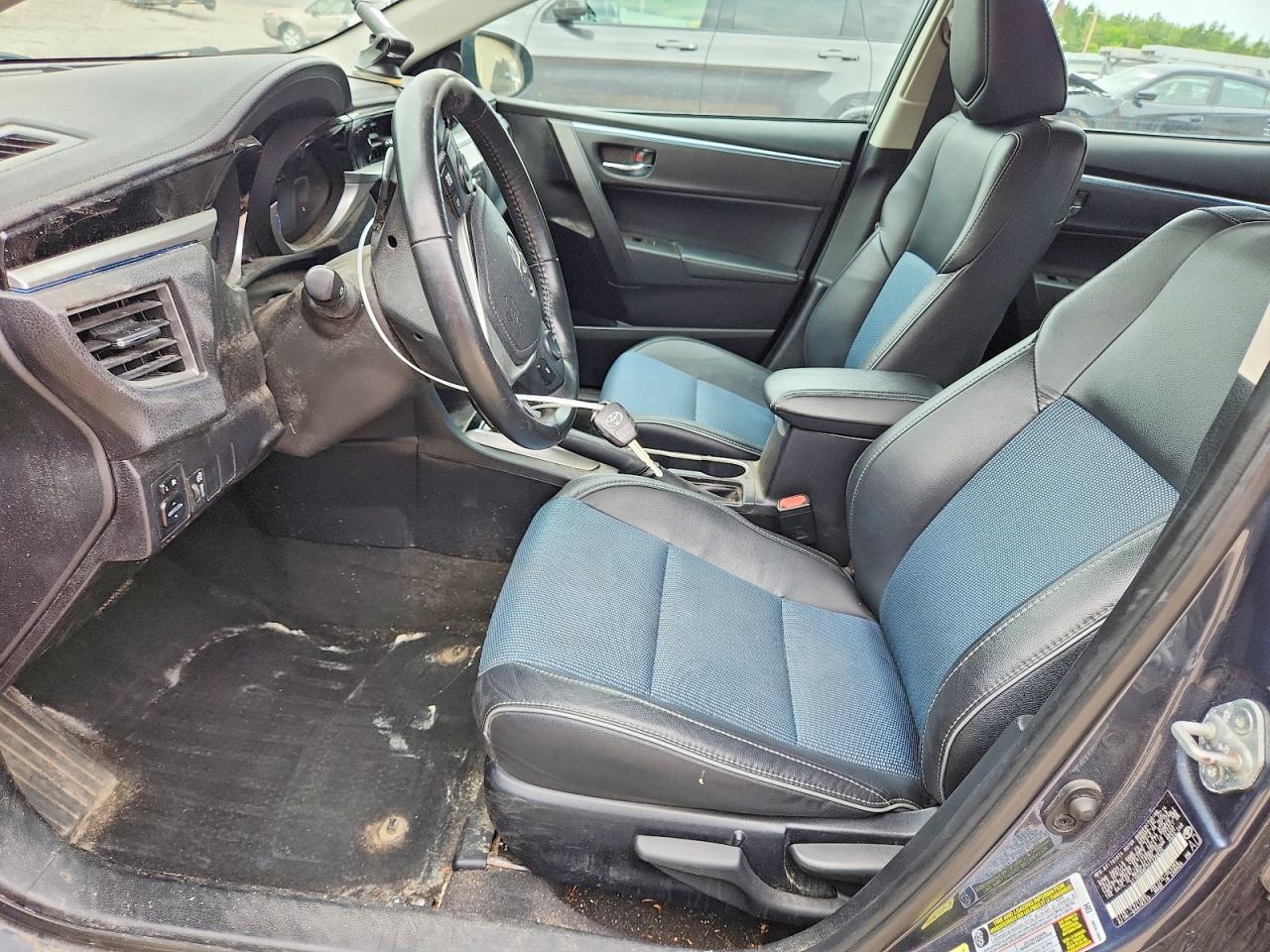 2015 Toyota Corolla S Plus Gray vin: 2T1BURHE2FC326625