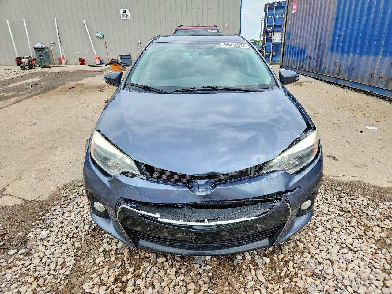 2015 Toyota Corolla S Plus Gray vin: 2T1BURHE2FC326625