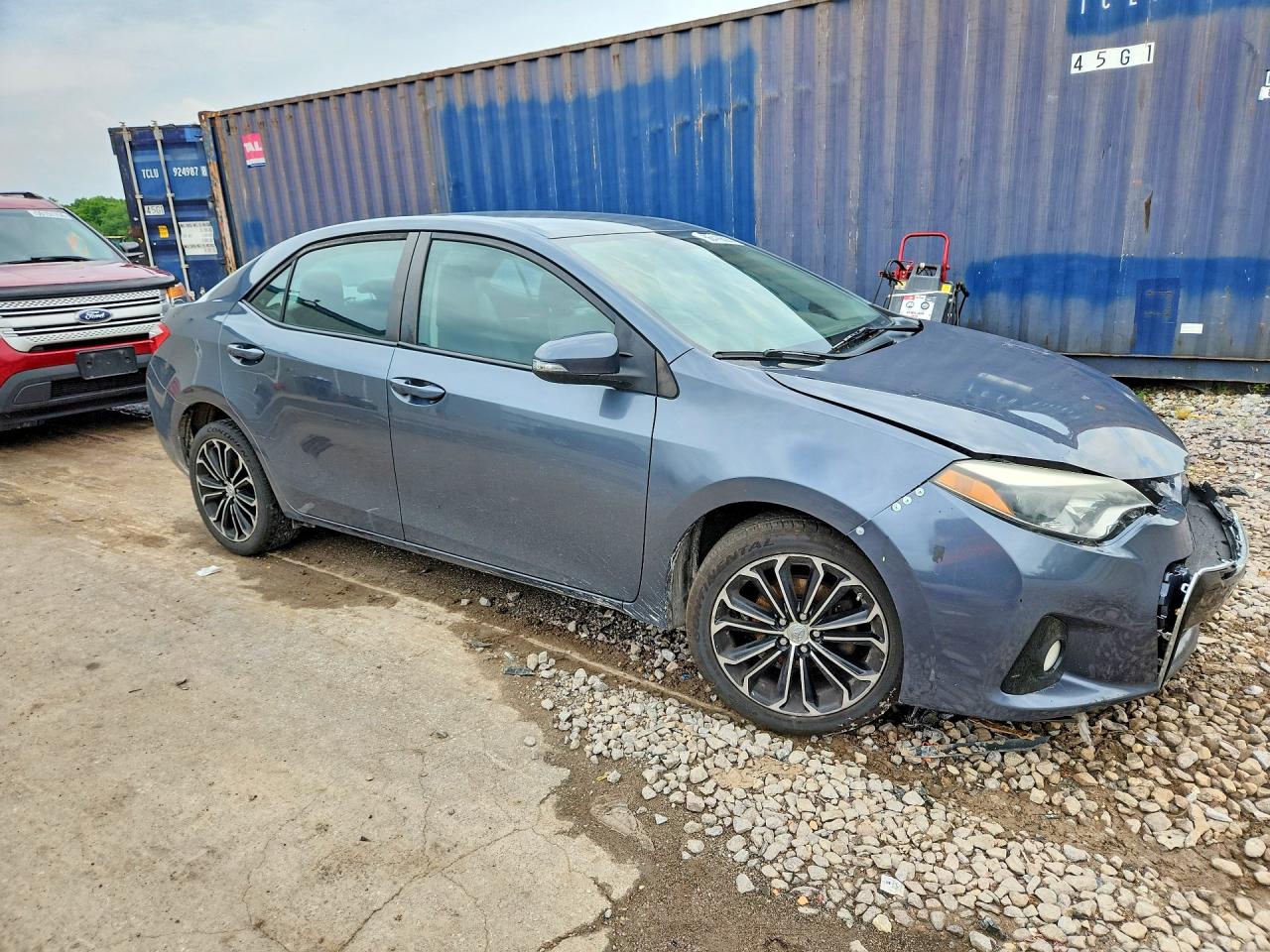 2015 Toyota Corolla S Plus Gray vin: 2T1BURHE2FC326625