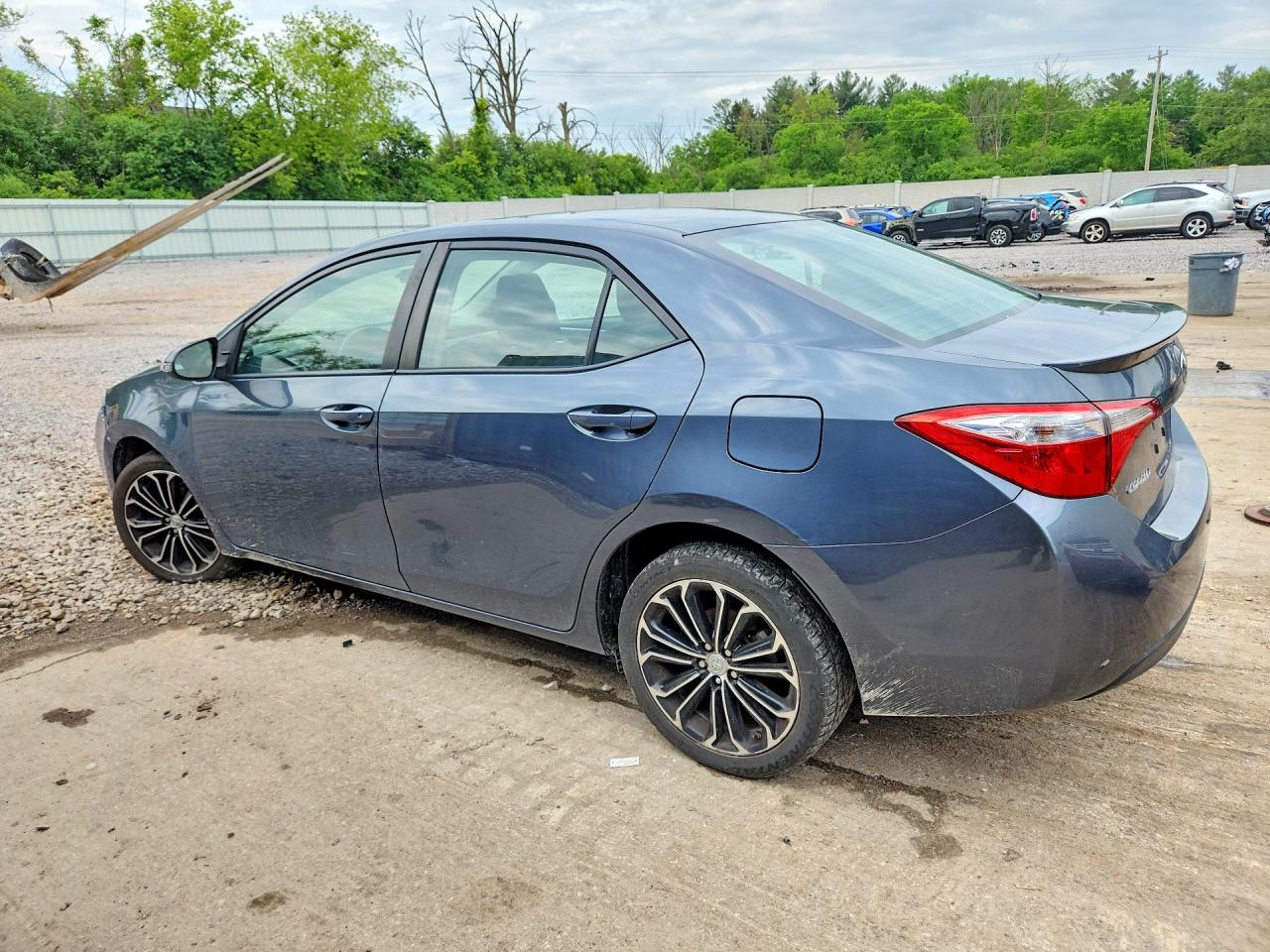 2015 Toyota Corolla S Plus Gray vin: 2T1BURHE2FC326625