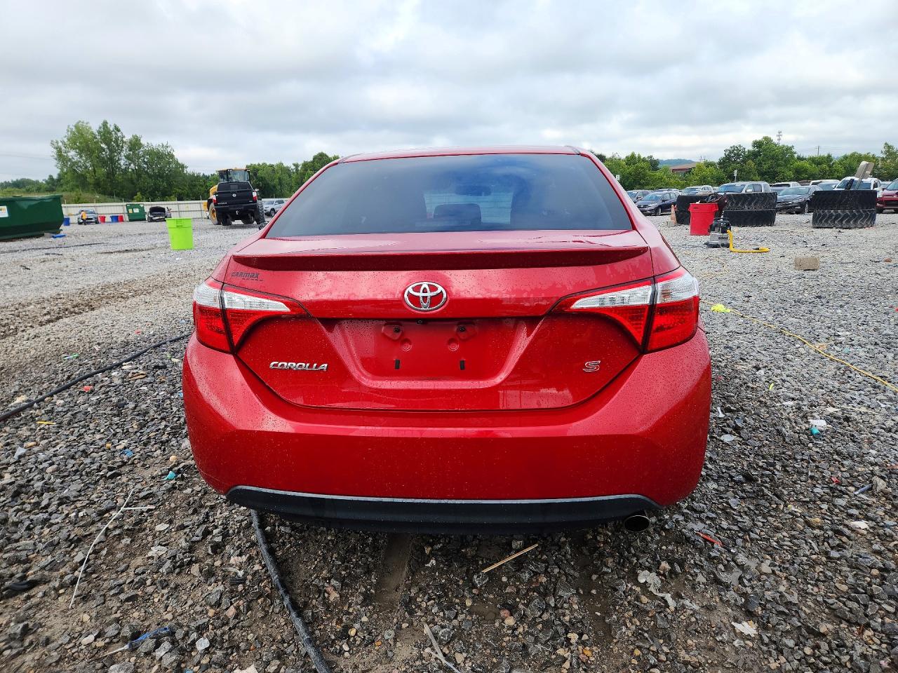 2015 Toyota Corolla S Plus Red vin: 2T1BURHE2FC328424