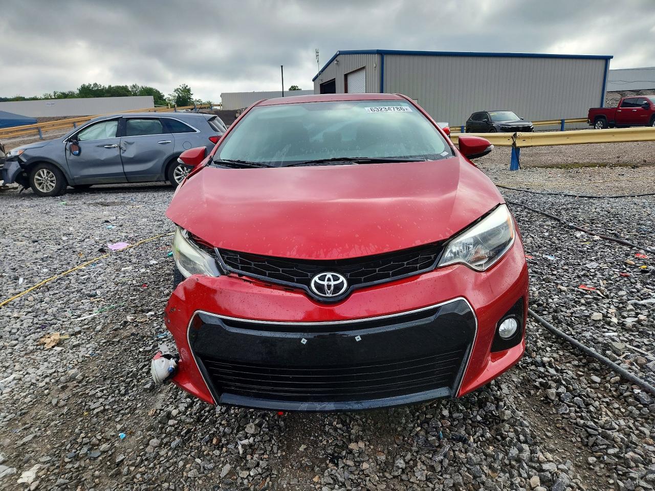 2015 Toyota Corolla S Plus Red vin: 2T1BURHE2FC328424