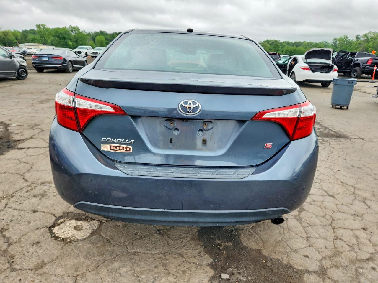 2015 Toyota Corolla S Plus Серый vin: 2T1BURHE2FC328892