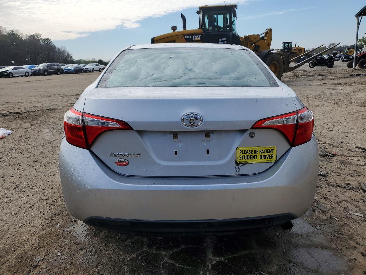 2015 Toyota Corolla L Silver vin: 2T1BURHE2FC352190