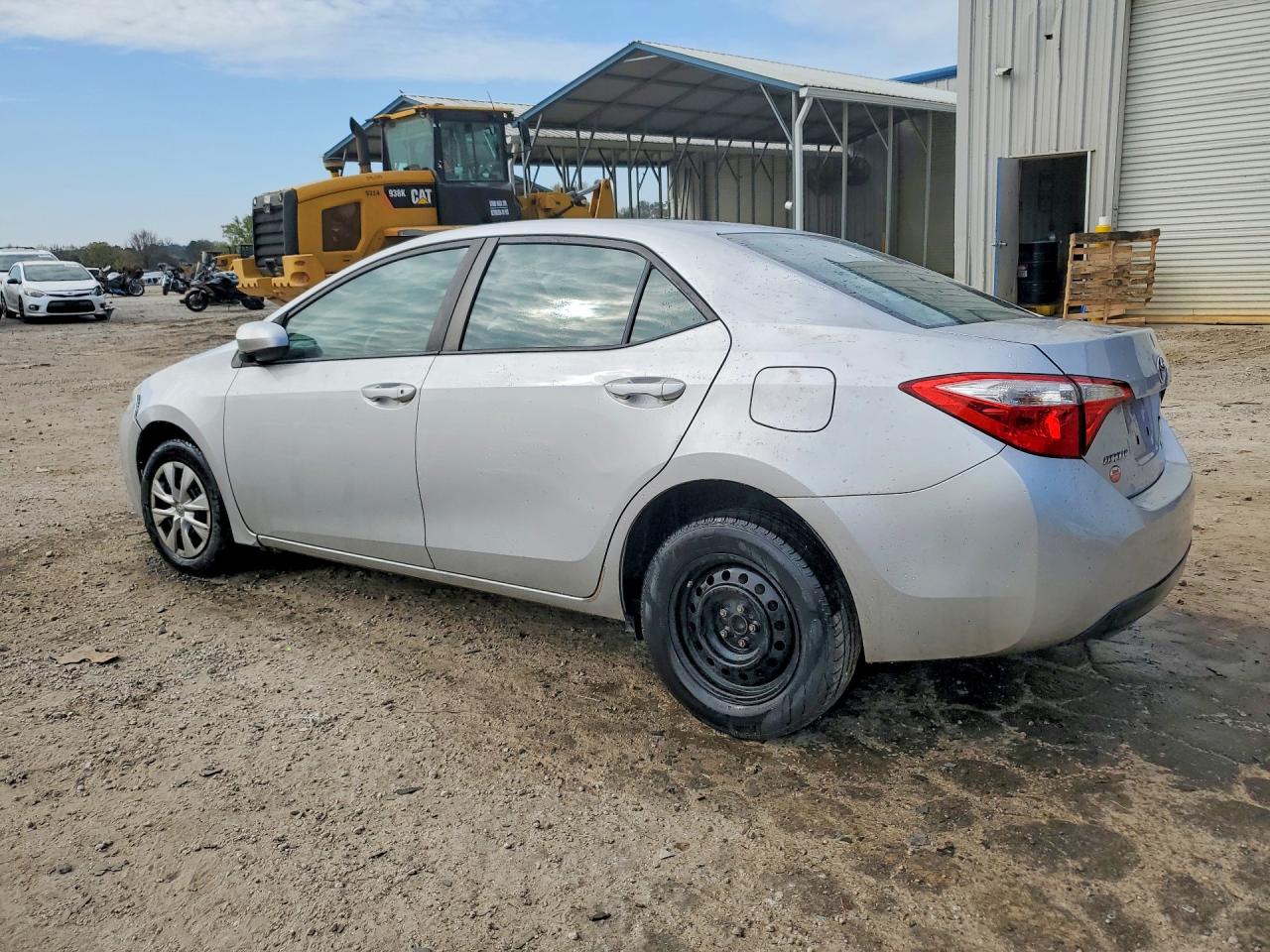 2015 Toyota Corolla L Silver vin: 2T1BURHE2FC352190