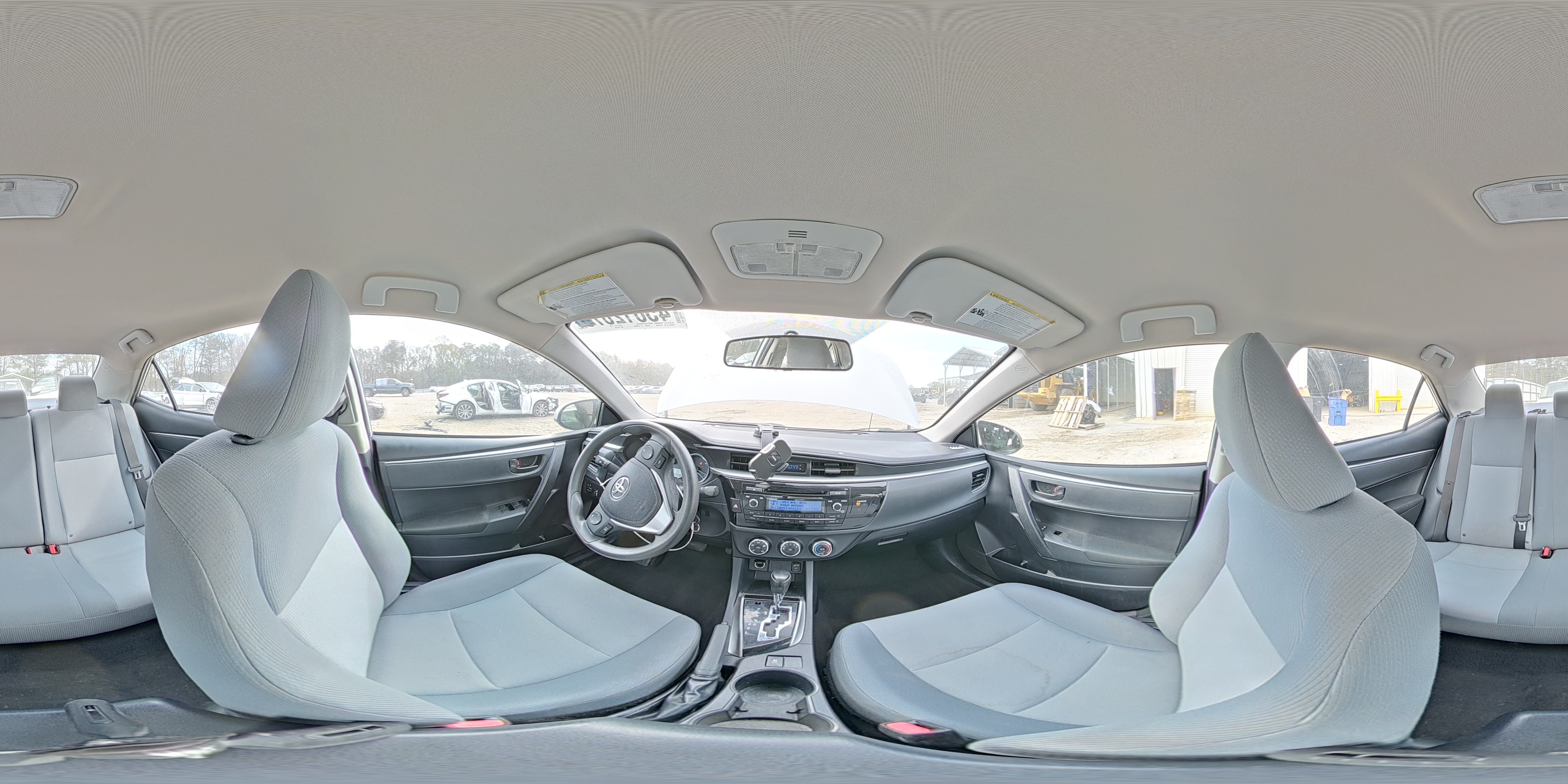 2015 Toyota Corolla L Silver vin: 2T1BURHE2FC352190