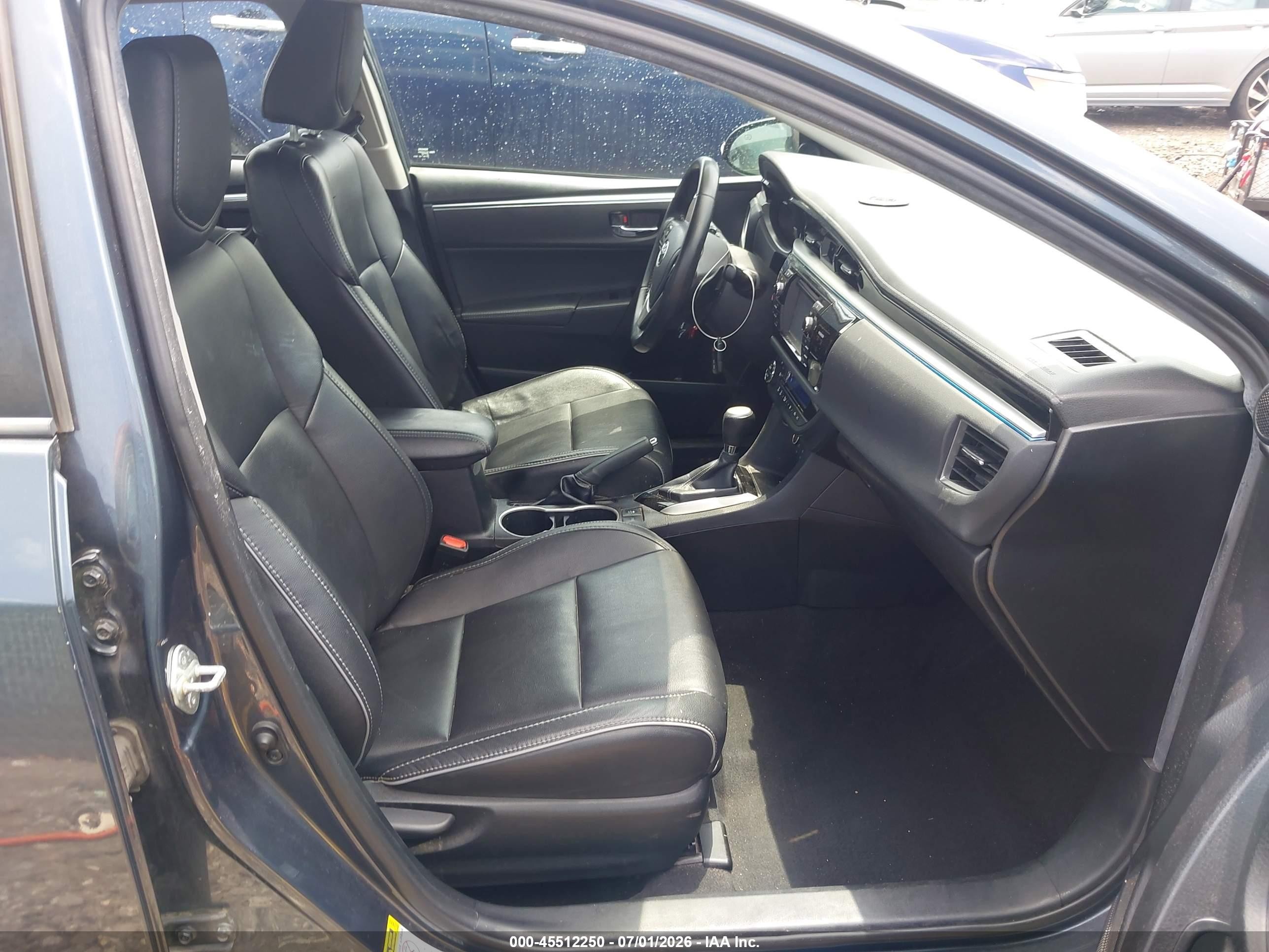 2015 Toyota Corolla S Premium Gray vin: 2T1BURHE2FC358393