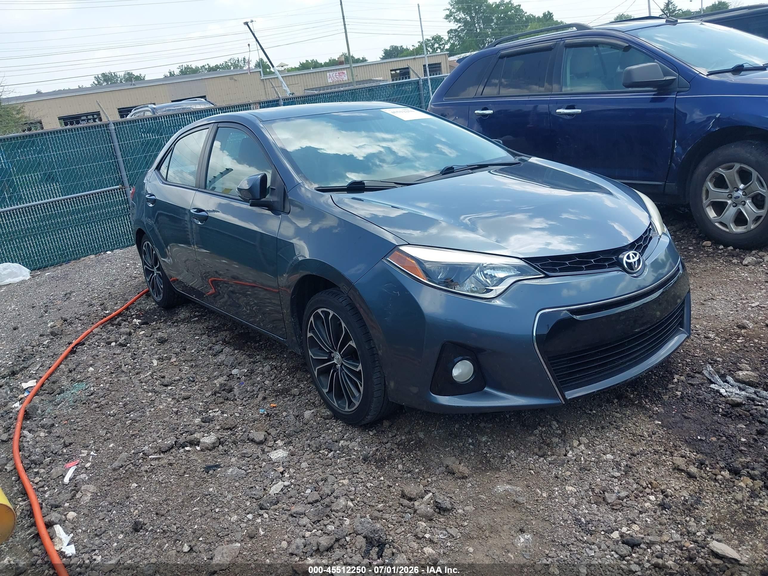 2015 Toyota Corolla S Premium Gray vin: 2T1BURHE2FC358393