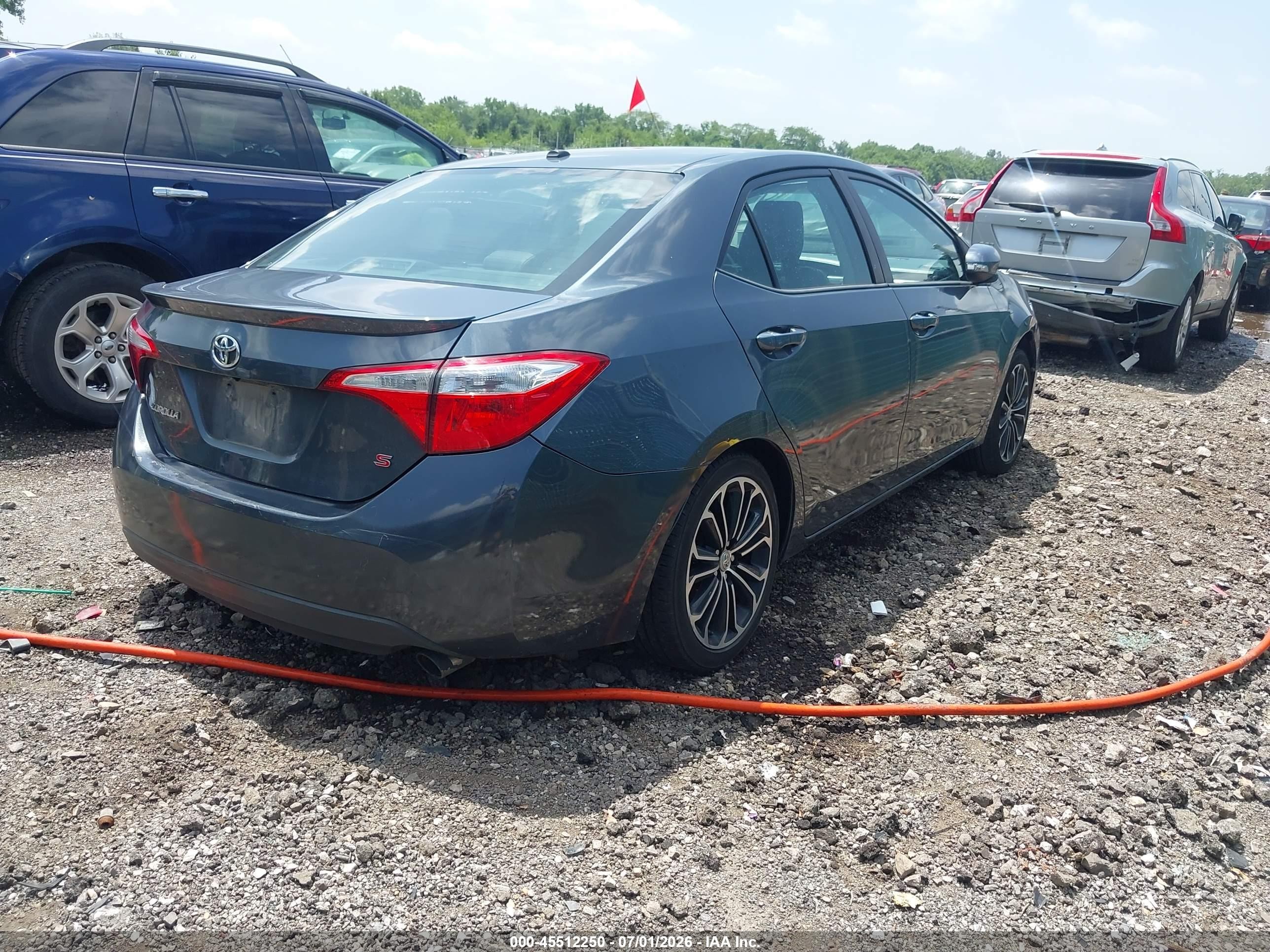 2015 Toyota Corolla S Premium Gray vin: 2T1BURHE2FC358393