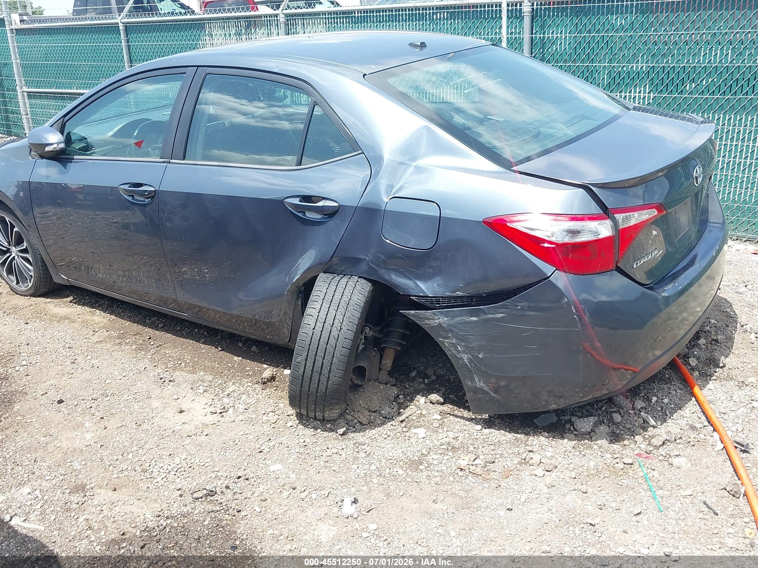 2015 Toyota Corolla S Premium Gray vin: 2T1BURHE2FC358393