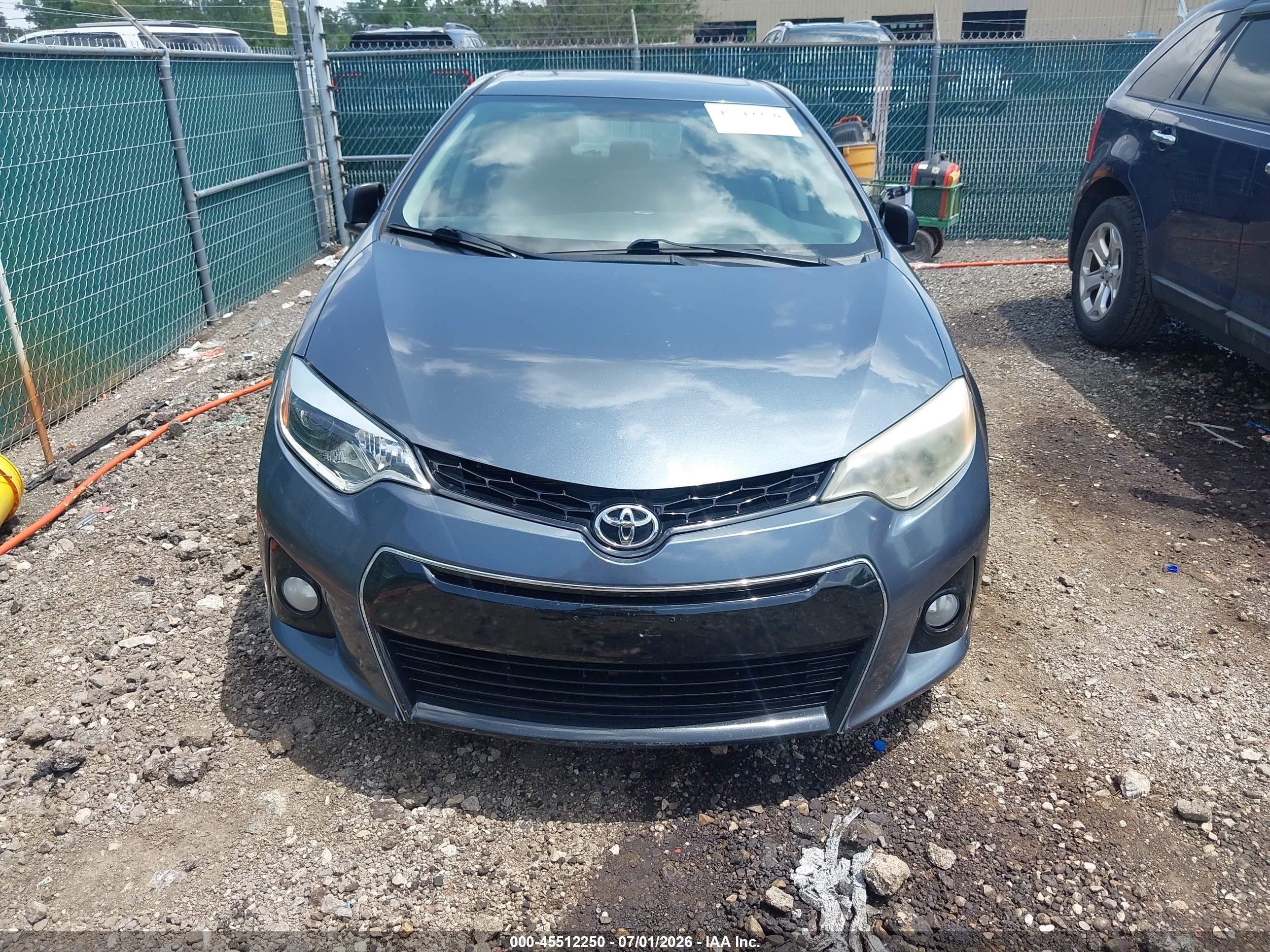 2015 Toyota Corolla S Premium Gray vin: 2T1BURHE2FC358393