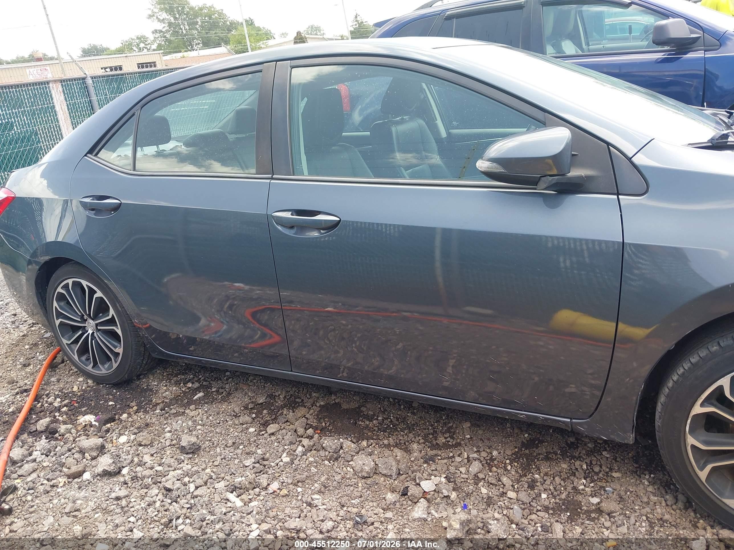 2015 Toyota Corolla S Premium Gray vin: 2T1BURHE2FC358393