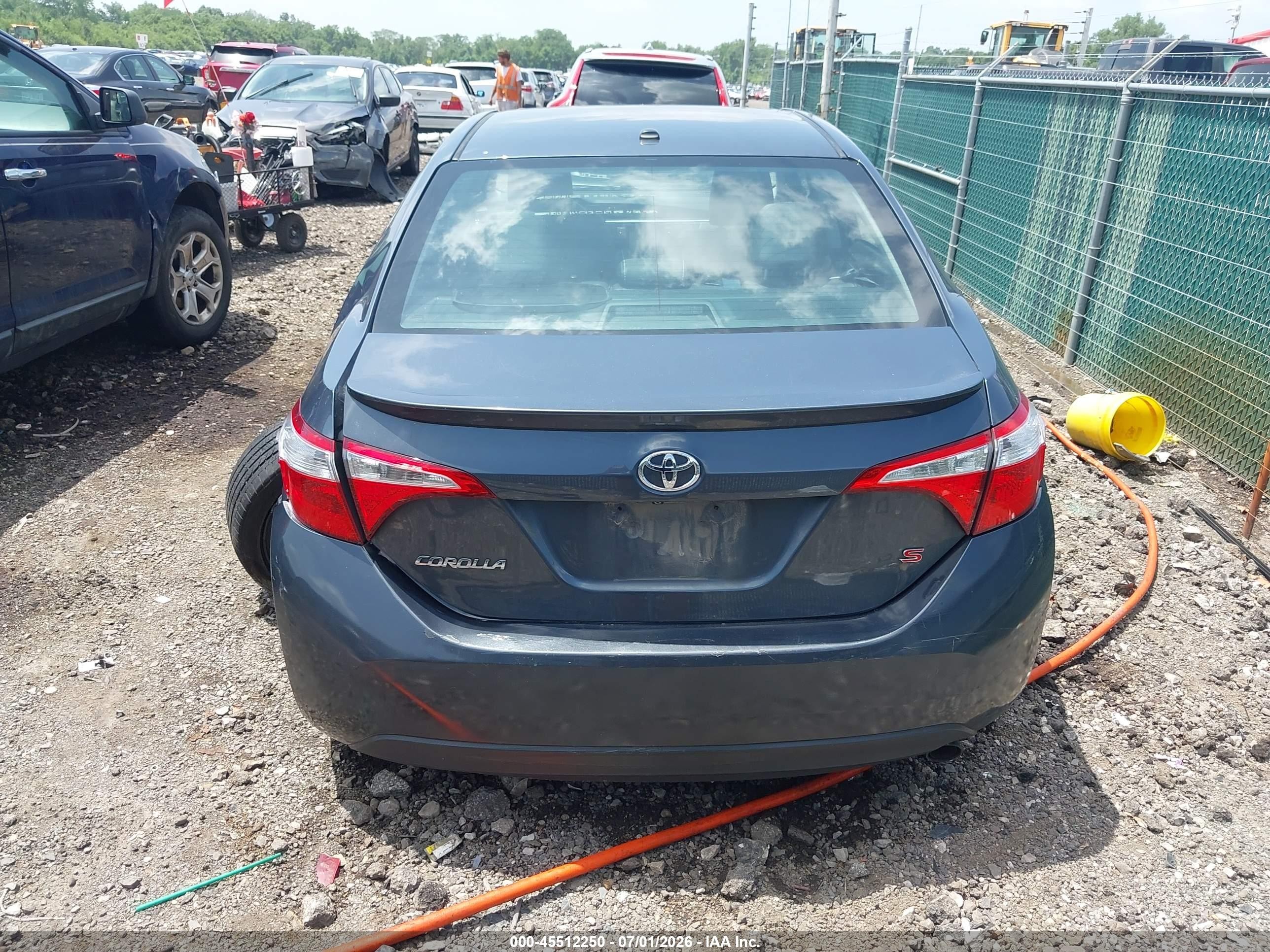2015 Toyota Corolla S Premium Gray vin: 2T1BURHE2FC358393