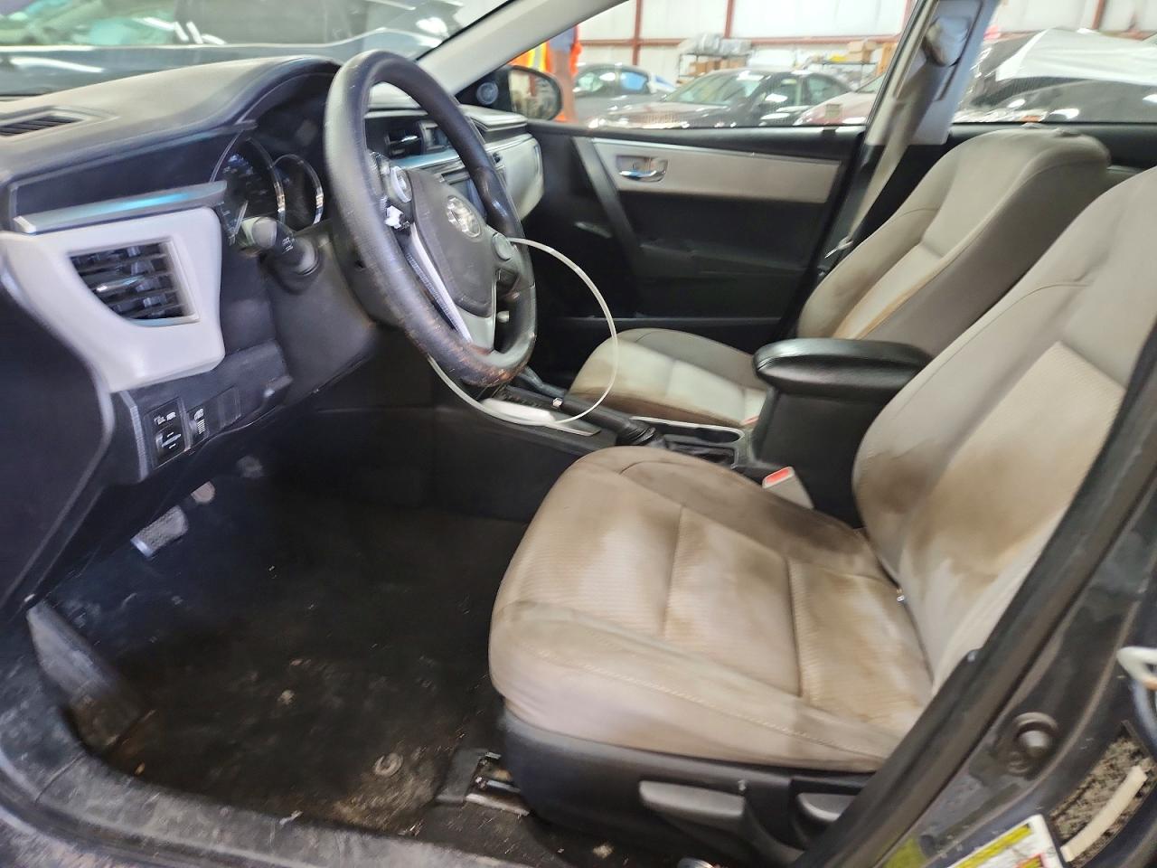 2015 Toyota Corolla Le Gray vin: 2T1BURHE2FC359205