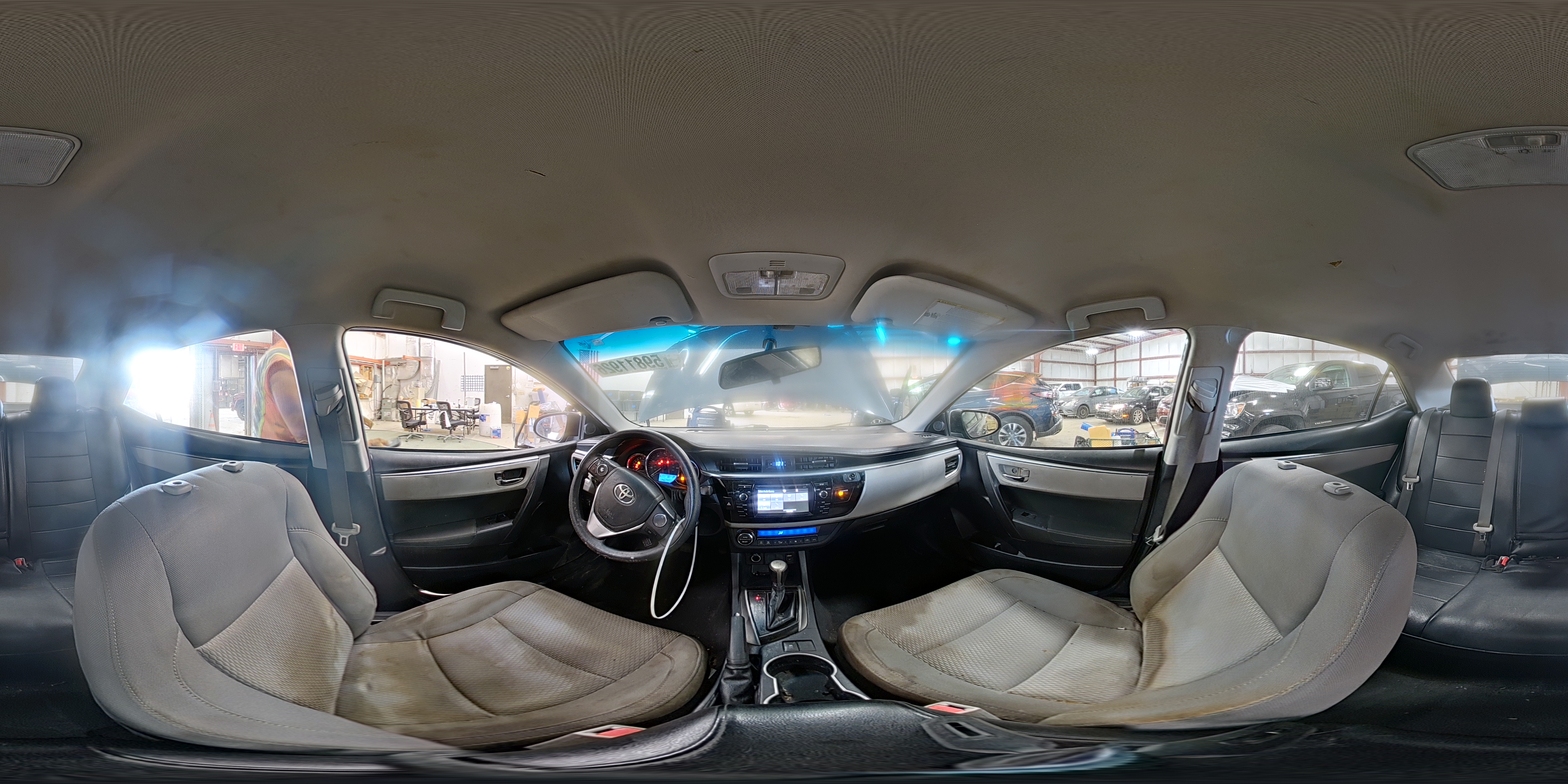 2015 Toyota Corolla Le Gray vin: 2T1BURHE2FC359205