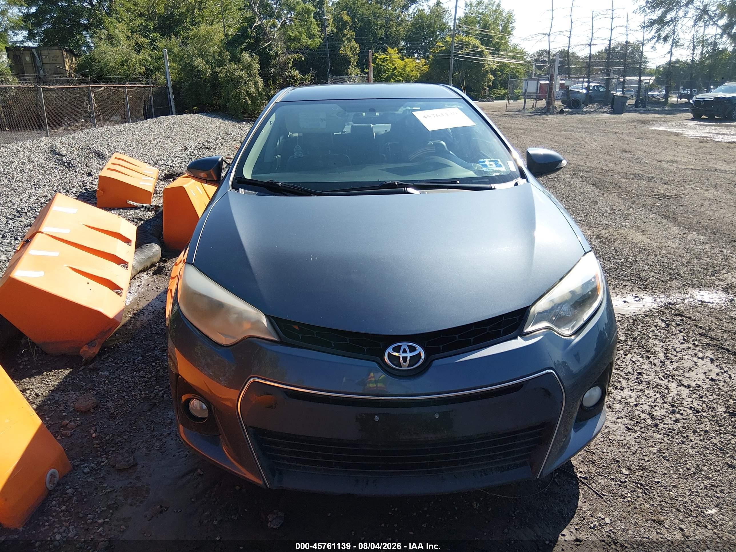 2015 Toyota Corolla S Plus Gray vin: 2T1BURHE2FC360239