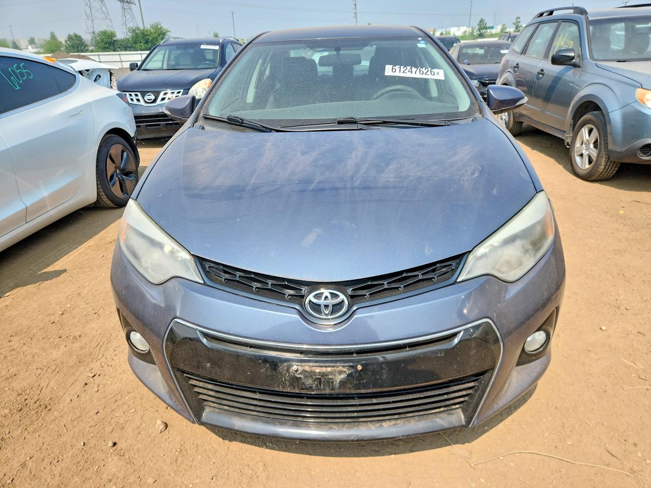 2015 Toyota Corolla S Plus Blue vin: 2T1BURHE2FC365974