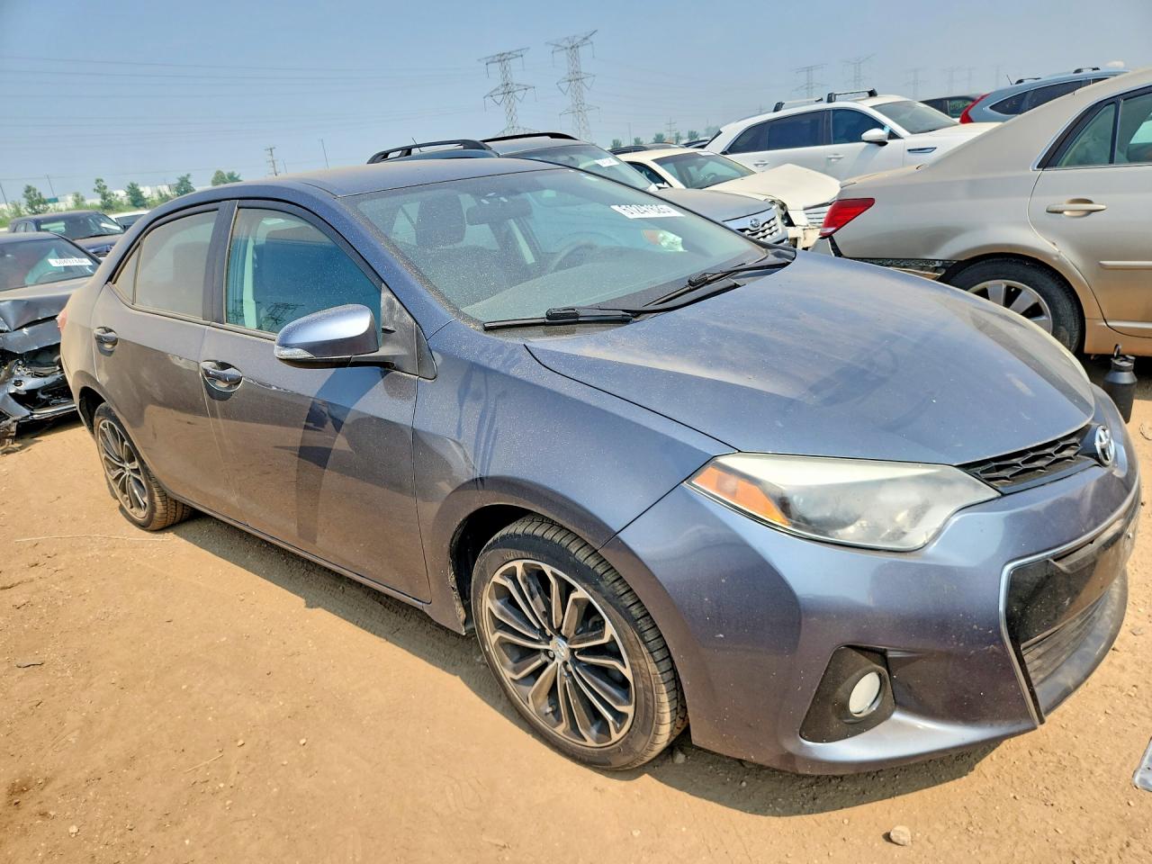2015 Toyota Corolla S Plus Blue vin: 2T1BURHE2FC365974