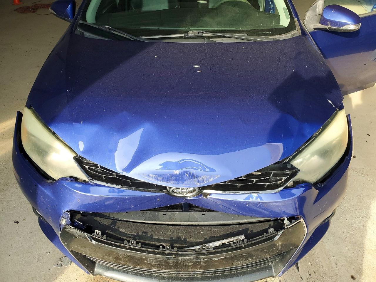 2015 Toyota Corolla S Plus Blue vin: 2T1BURHE2FC375100