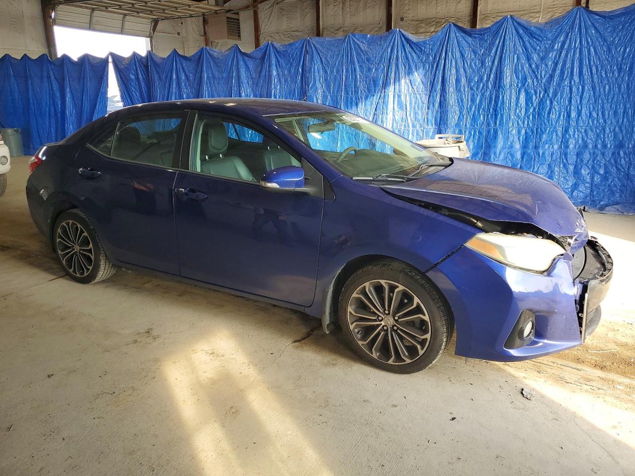 2015 Toyota Corolla S Plus Blue vin: 2T1BURHE2FC375100