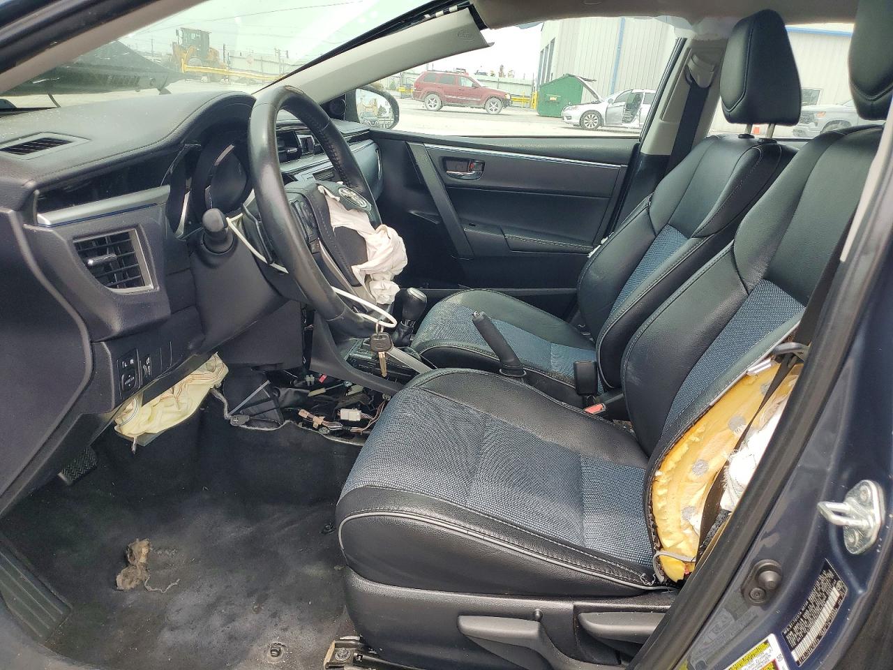 2015 Toyota Corolla S Blue vin: 2T1BURHE2FC377753