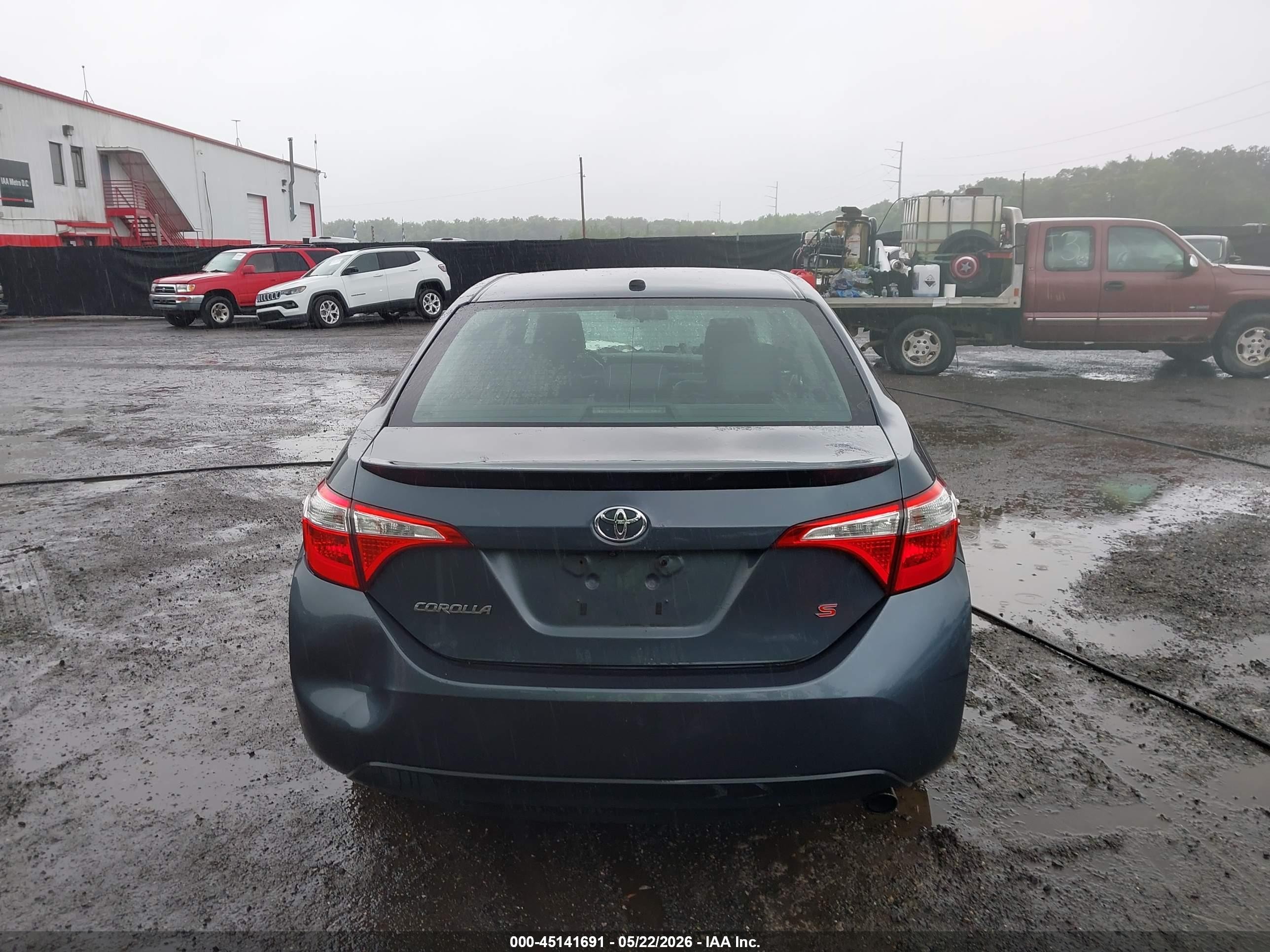 2015 Toyota Corolla S Premium Blue vin: 2T1BURHE2FC383097