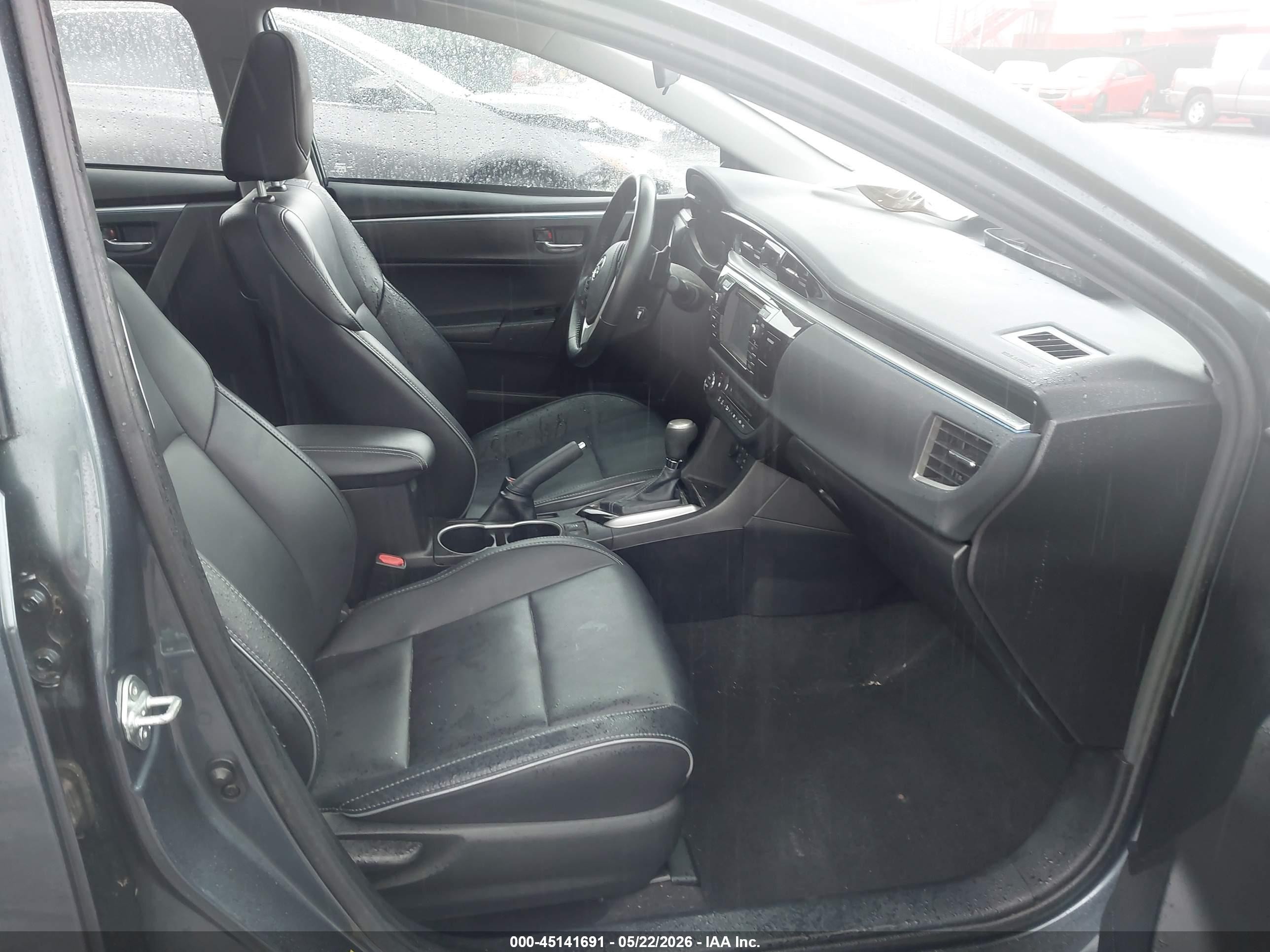 2015 Toyota Corolla S Premium Blue vin: 2T1BURHE2FC383097