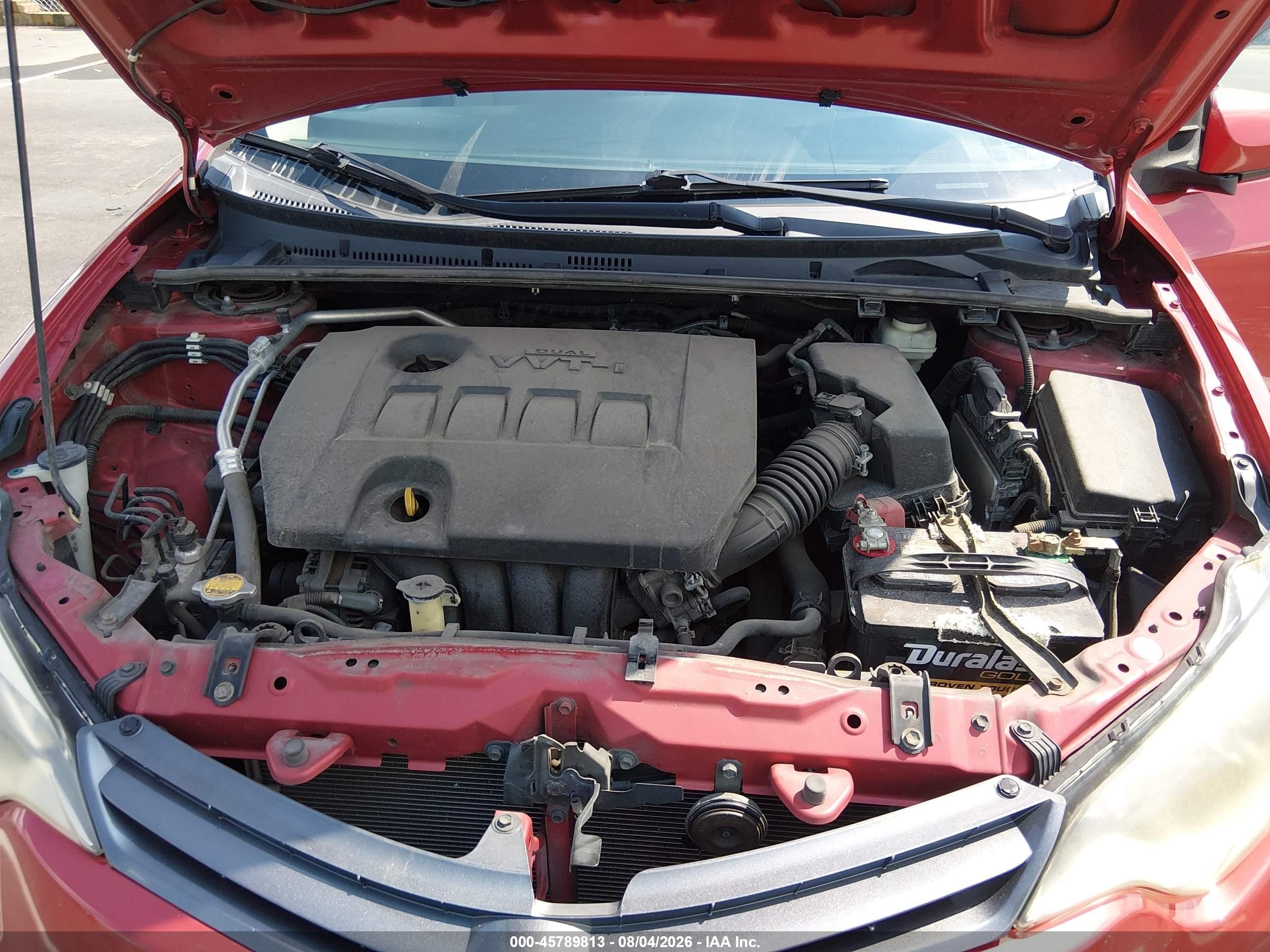 2015 Toyota Corolla Le Red vin: 2T1BURHE2FC397761