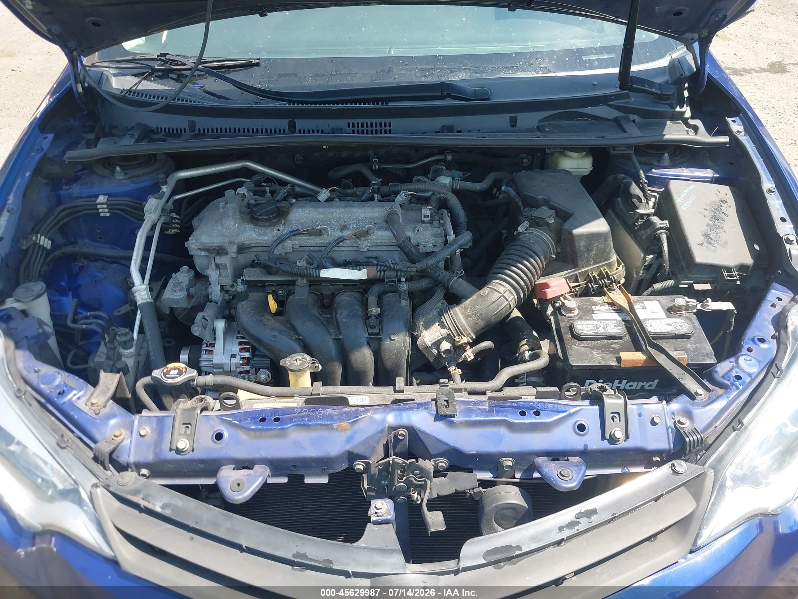 2015 Toyota Corolla S Blue vin: 2T1BURHE2FC398439