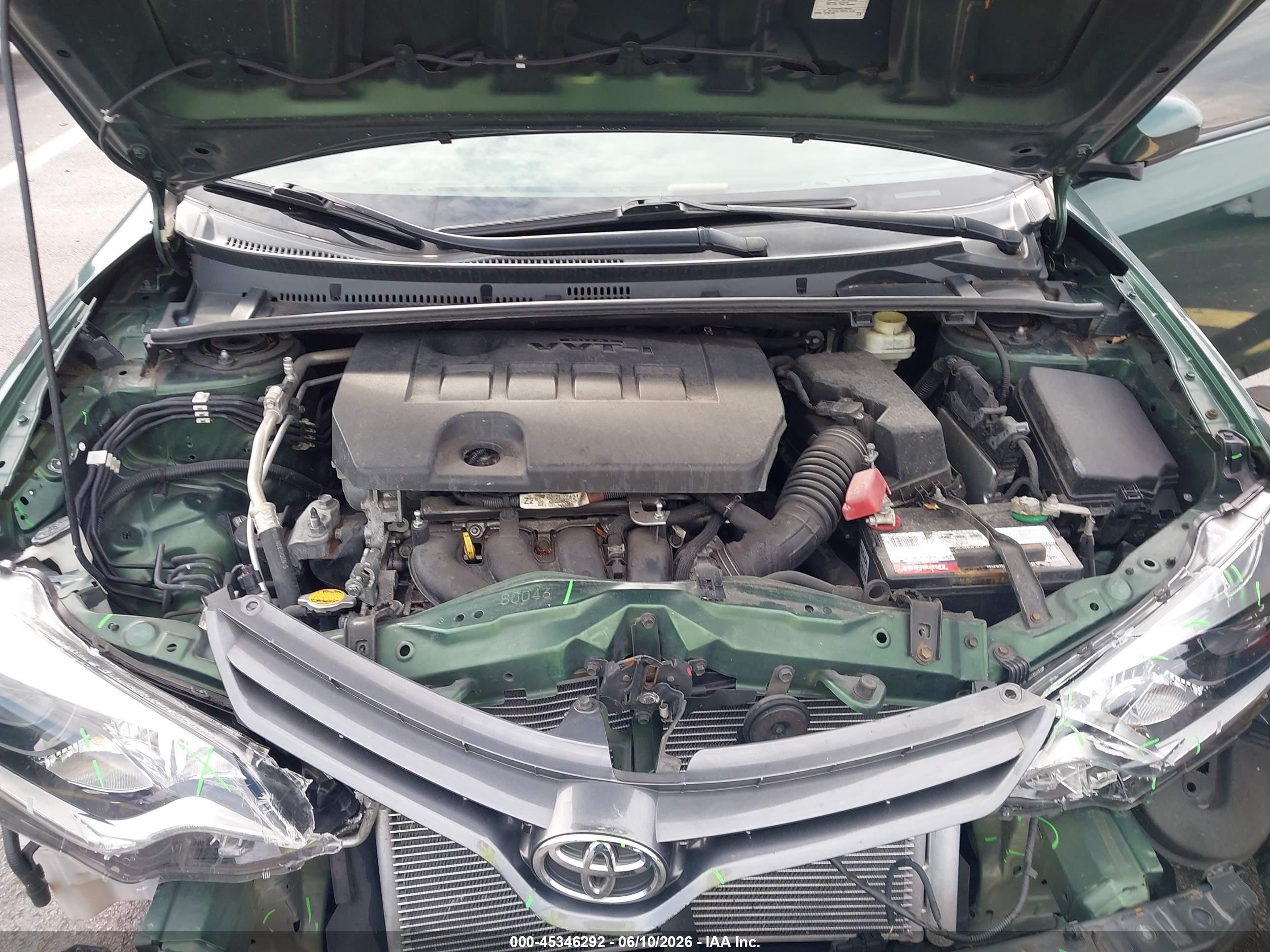 2015 Toyota Corolla Le Green vin: 2T1BURHE2FC399395