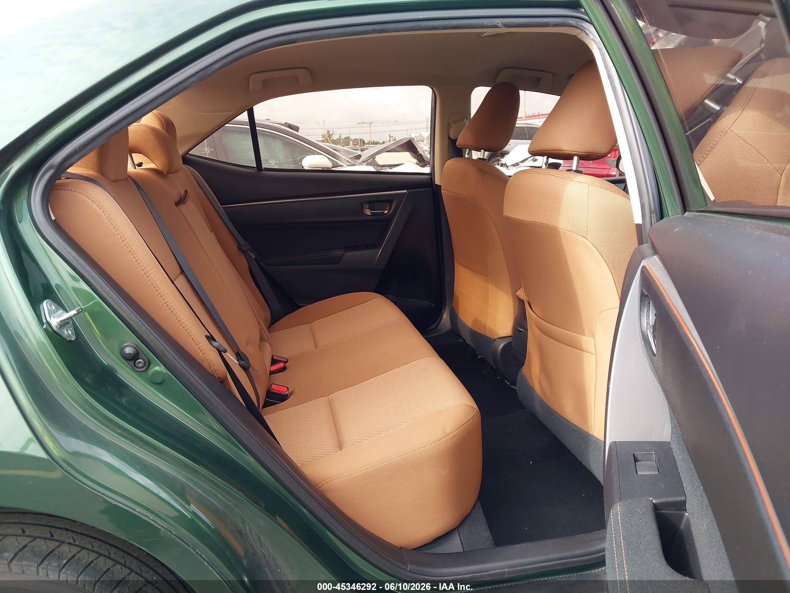 2015 Toyota Corolla Le Green vin: 2T1BURHE2FC399395