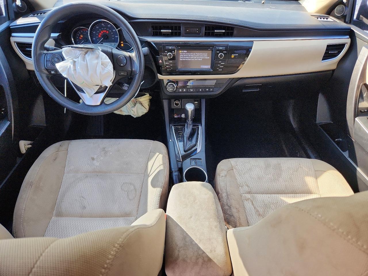 2015 Toyota Corolla Le Желто-коричневый vin: 2T1BURHE2FC399493