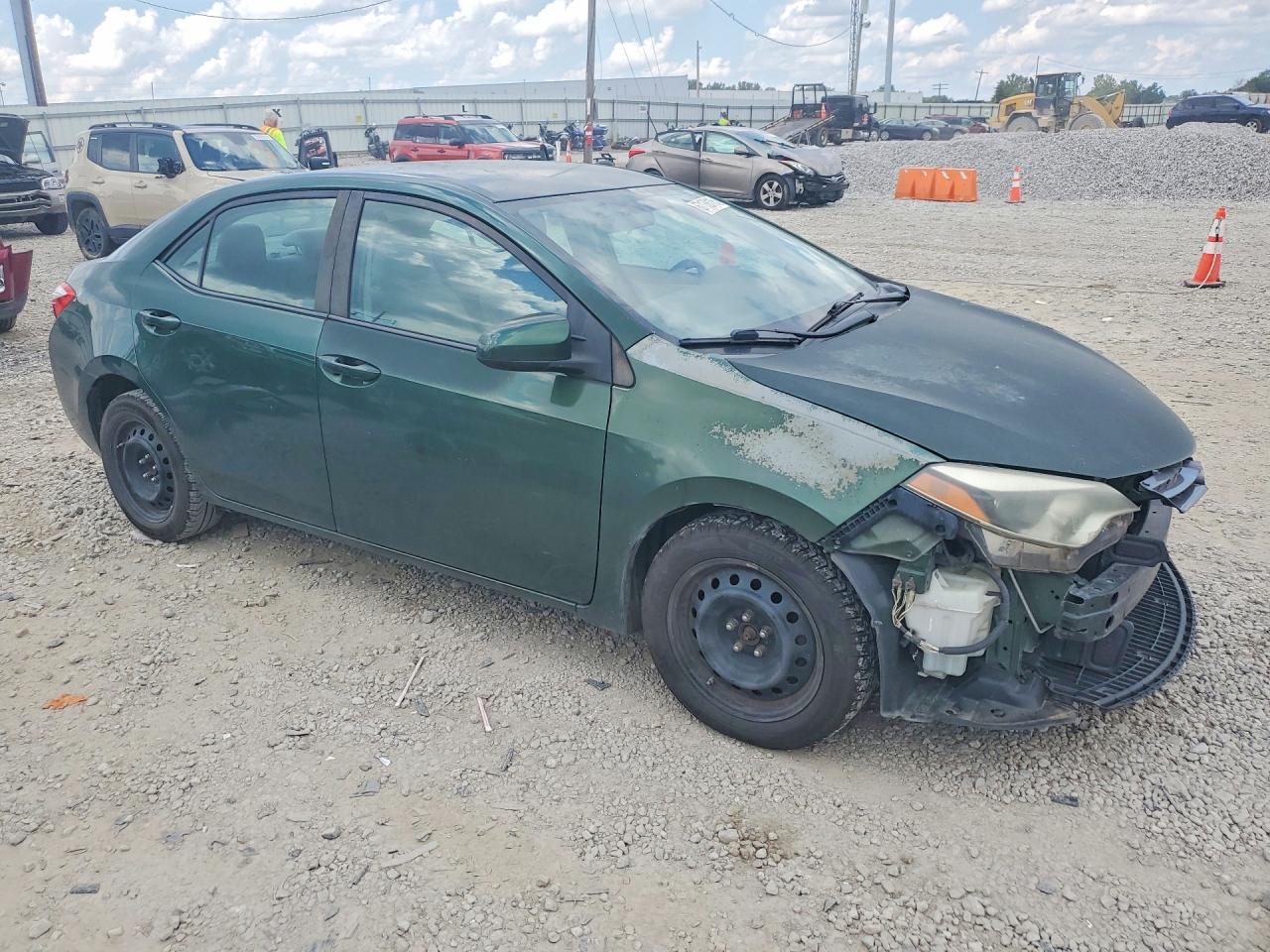 2015 Toyota Corolla Le Green vin: 2T1BURHE2FC402179