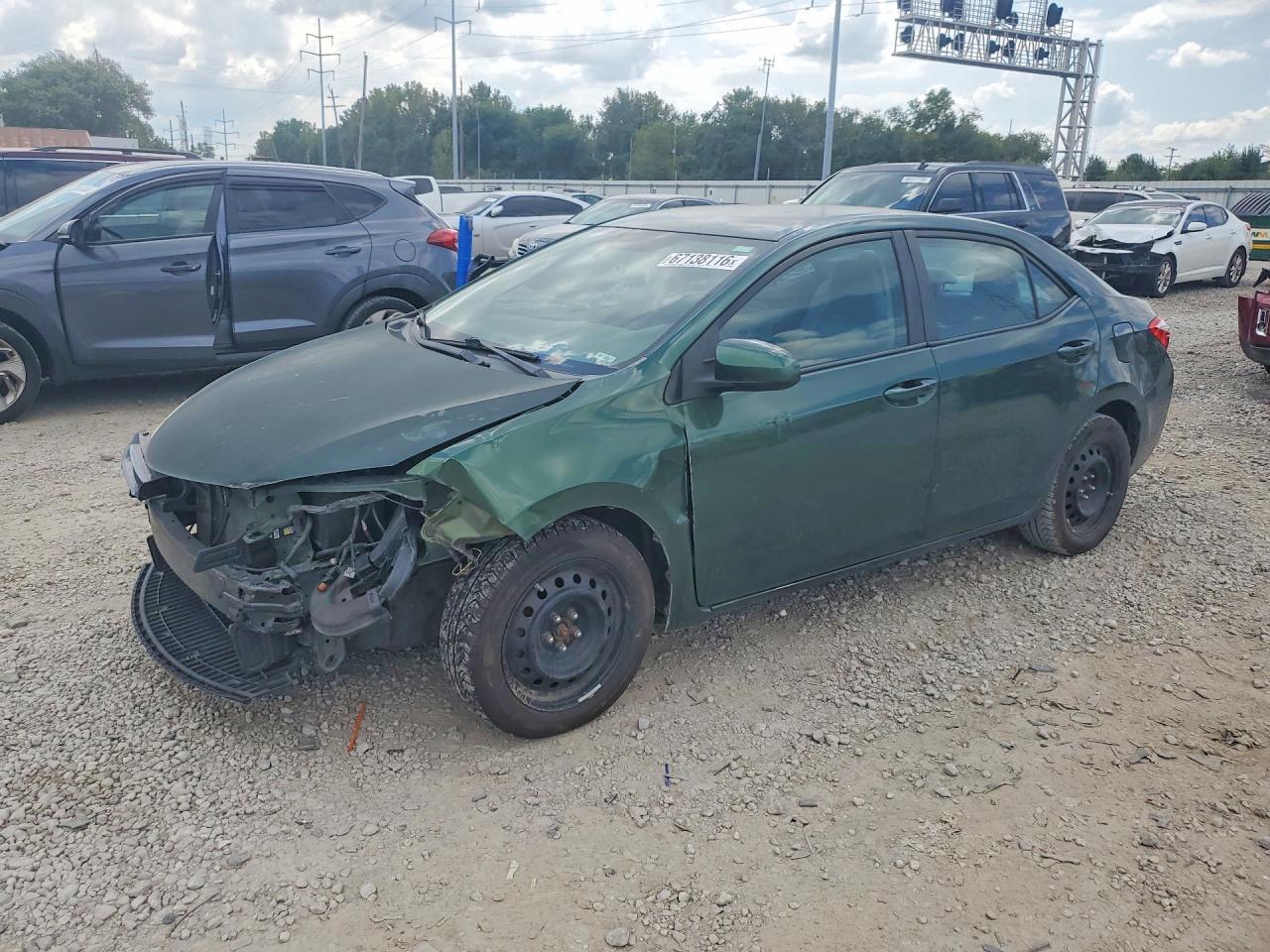 2015 Toyota Corolla Le Green vin: 2T1BURHE2FC402179