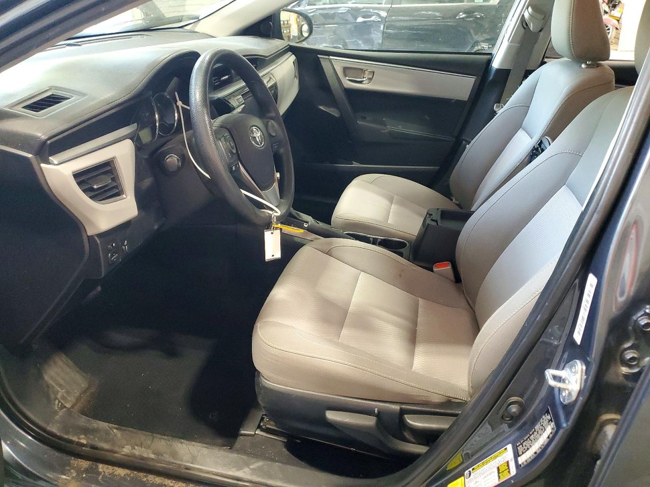 2015 Toyota Corolla Le Charcoal vin: 2T1BURHE2FC403073