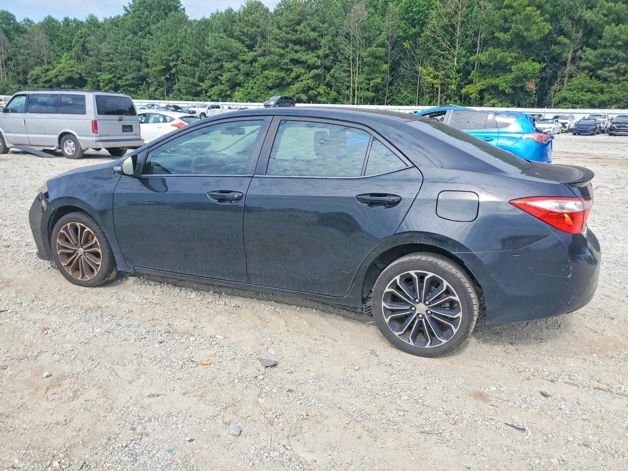 2015 Toyota Corolla S Plus Gray vin: 2T1BURHE2FC405051