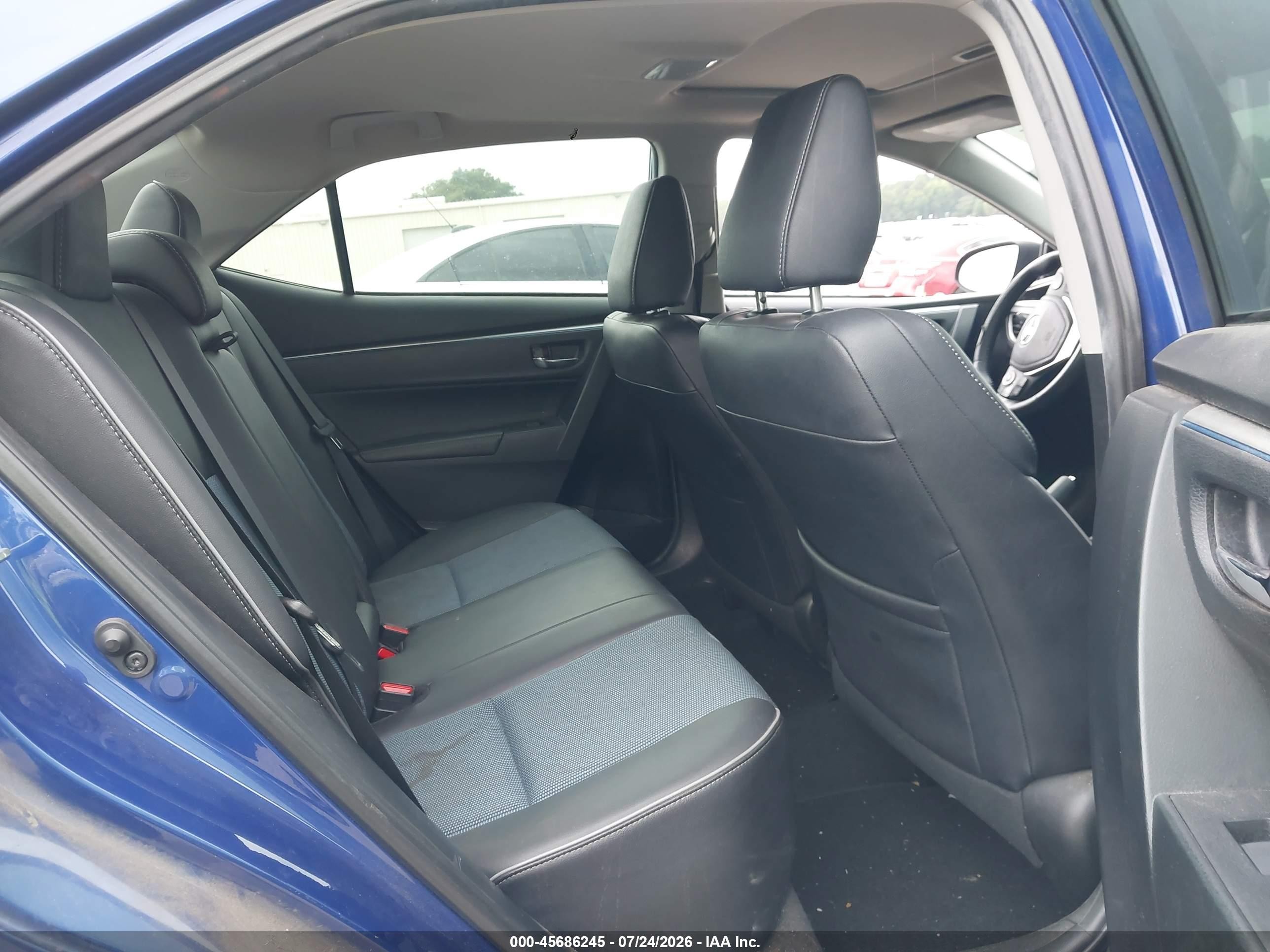 2015 Toyota Corolla S Plus Dark Blue vin: 2T1BURHE2FC405311