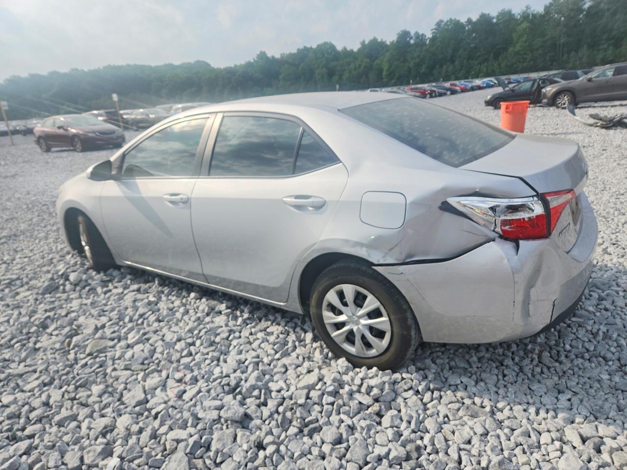 2015 Toyota Corolla L Silver vin: 2T1BURHE2FC411061