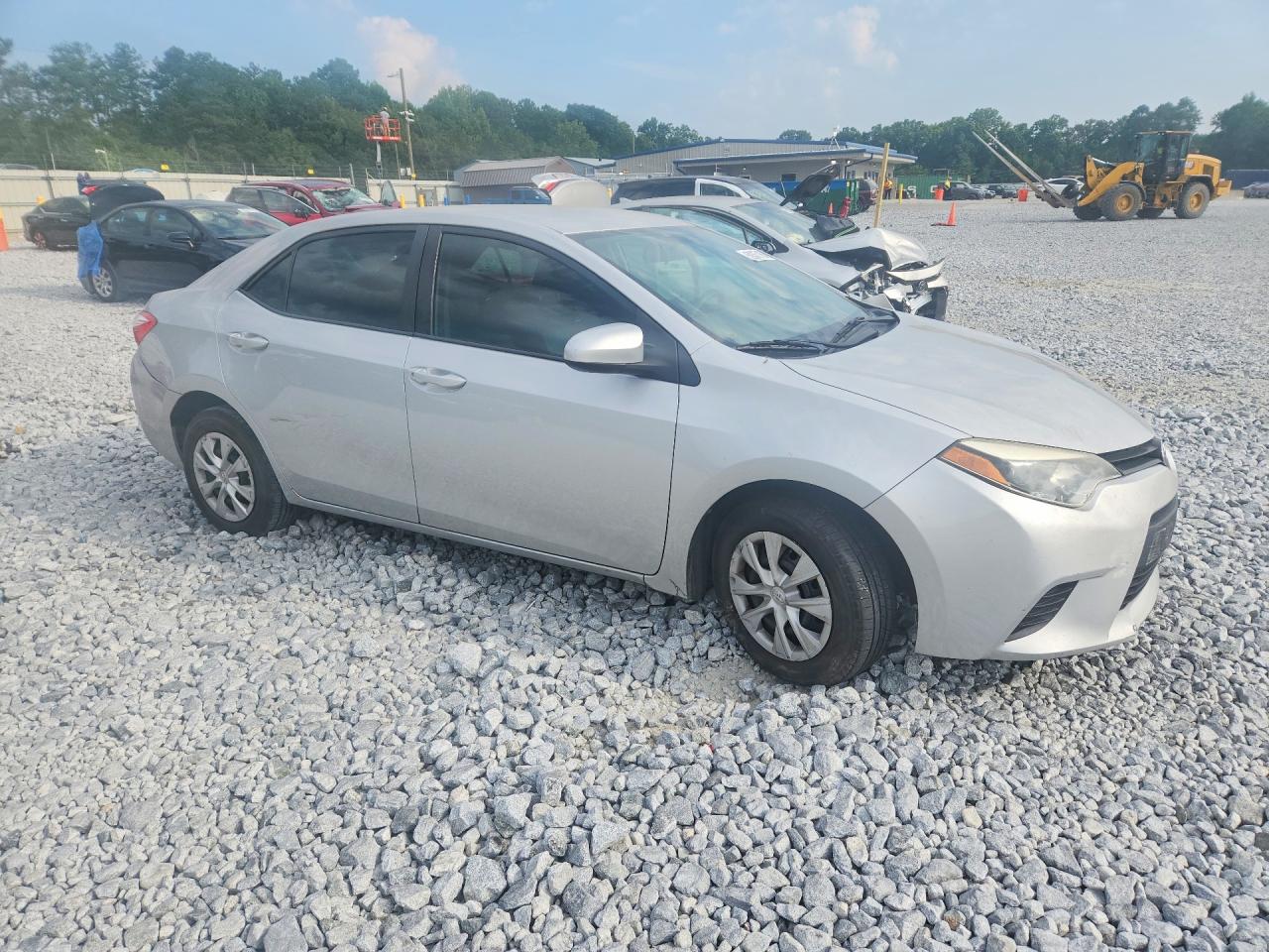 2015 Toyota Corolla L Silver vin: 2T1BURHE2FC411061